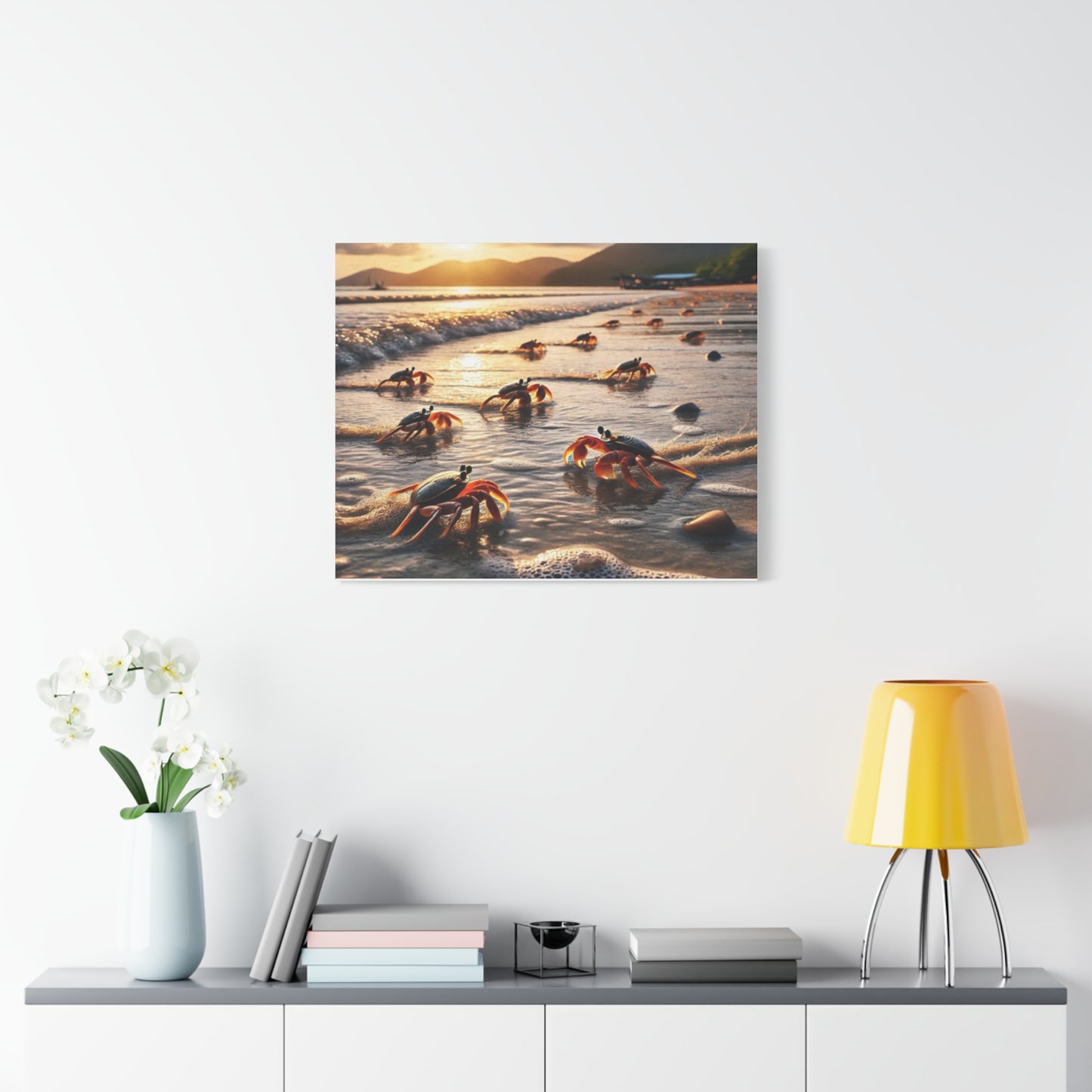 Beach Crab Canvas Art