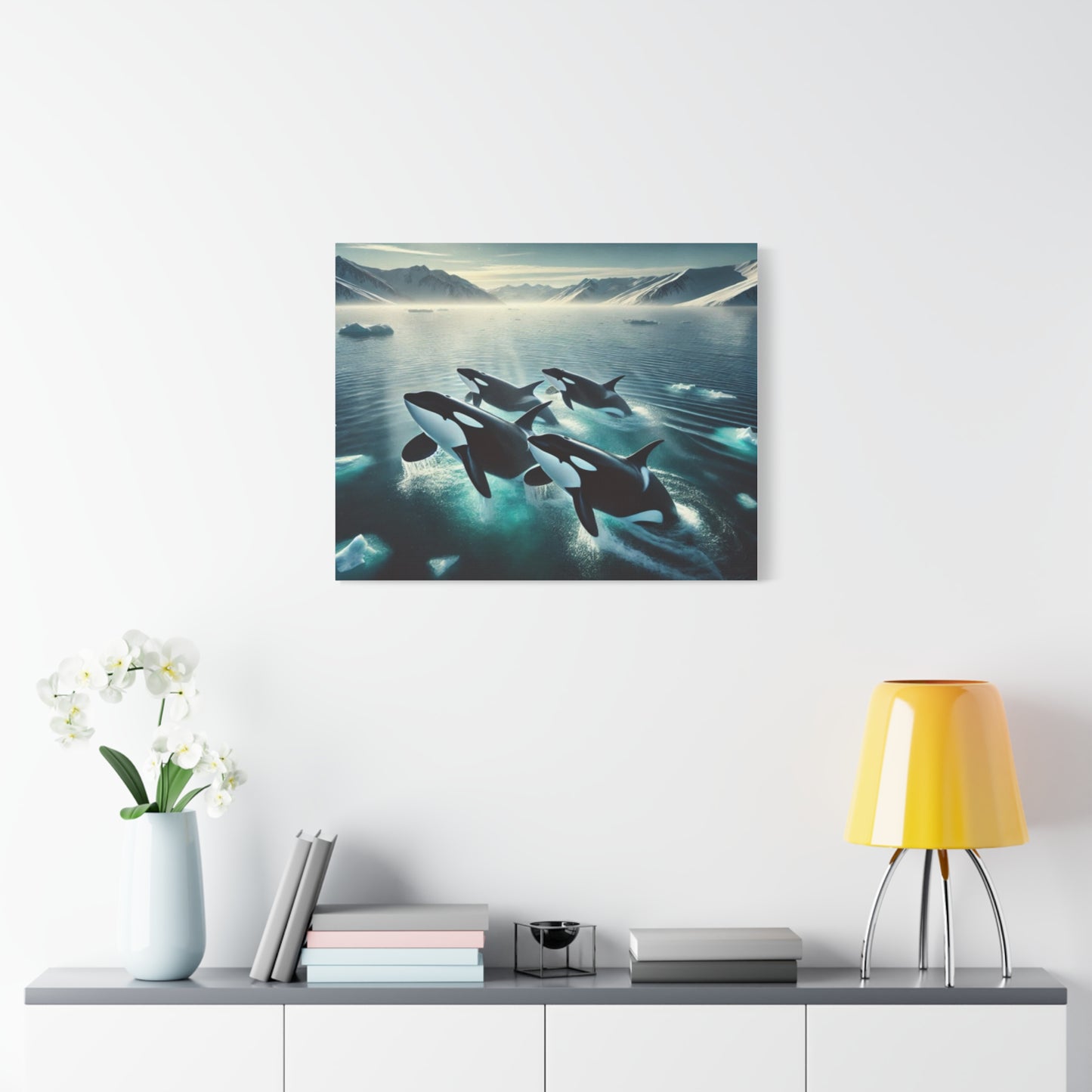 Orca Family Canvas