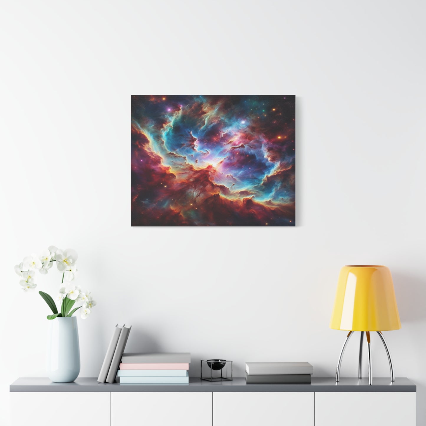 Cosmic Nebula Art Canvas