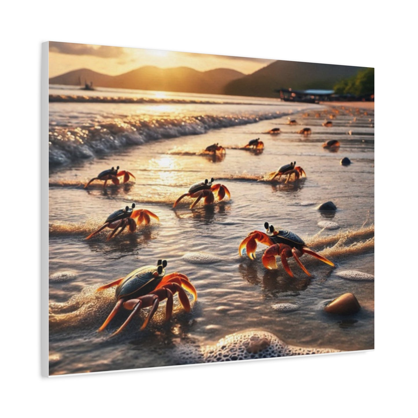 Beach Crab Canvas Art