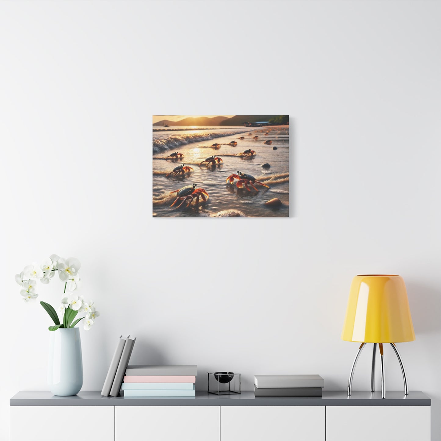 Beach Crab Canvas Art