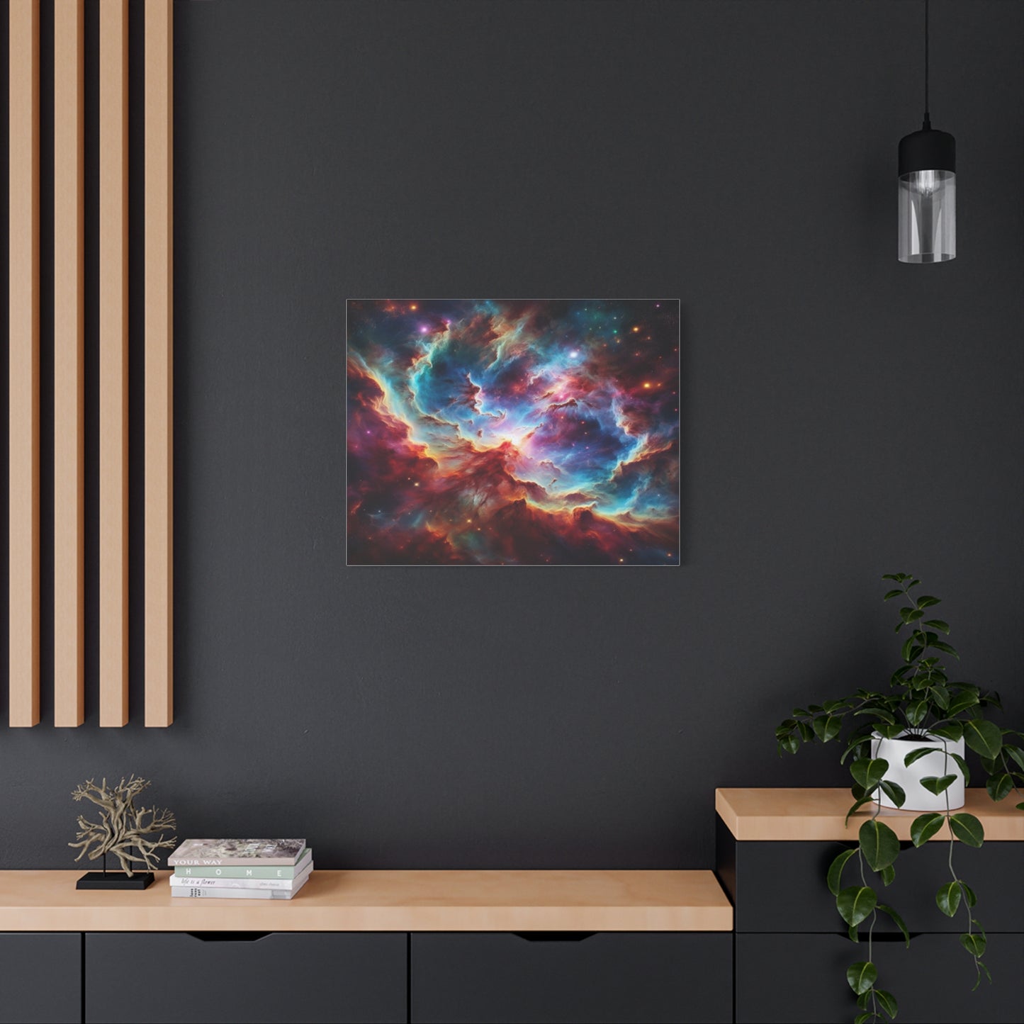 Cosmic Nebula Art Canvas