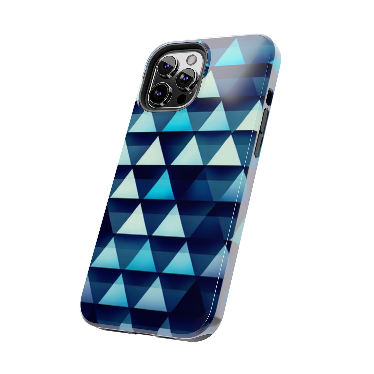 Blue Triangle Phone Case