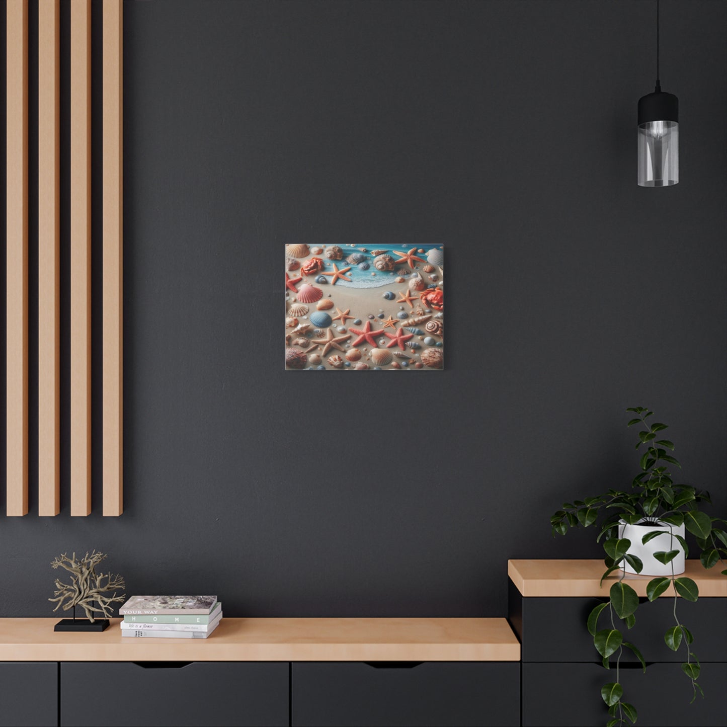 Beach Starfish And Shells Canvas