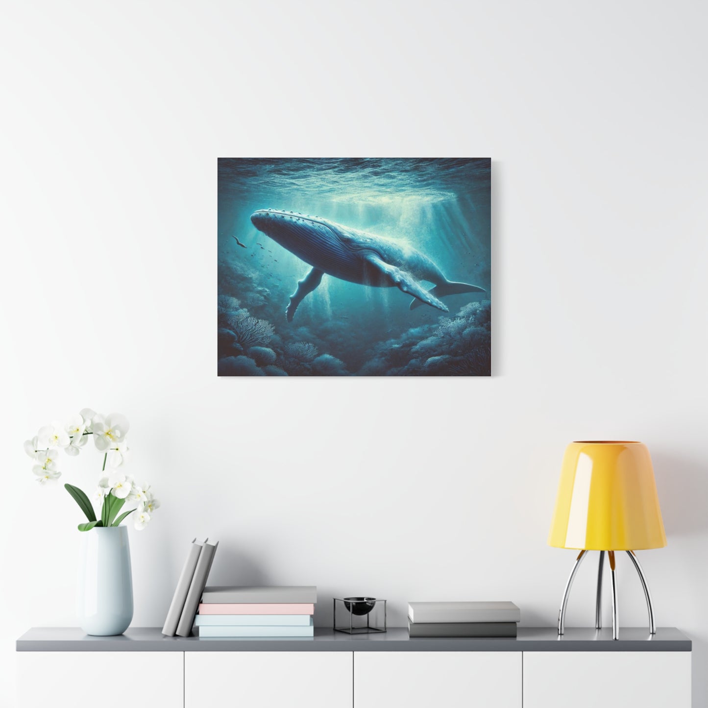 Blue Whale Canvas