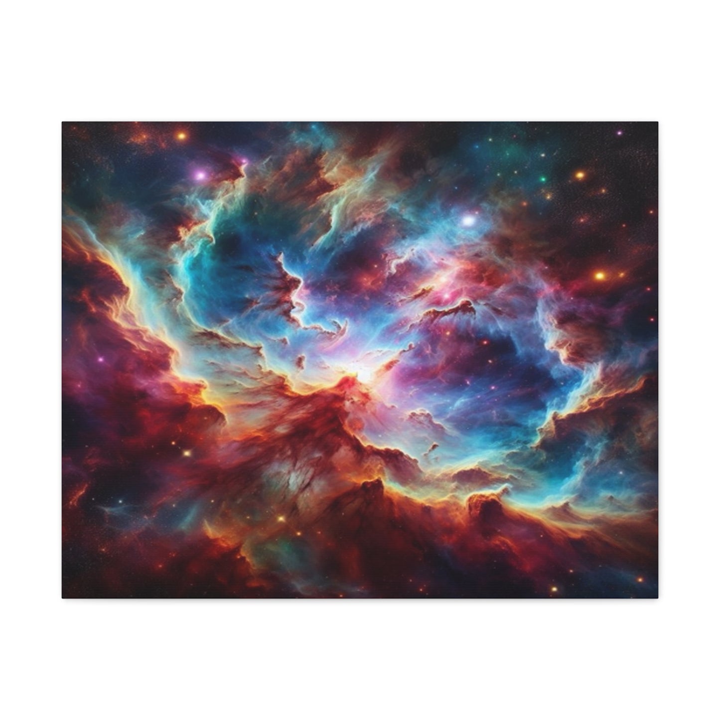 Cosmic Nebula Art Canvas