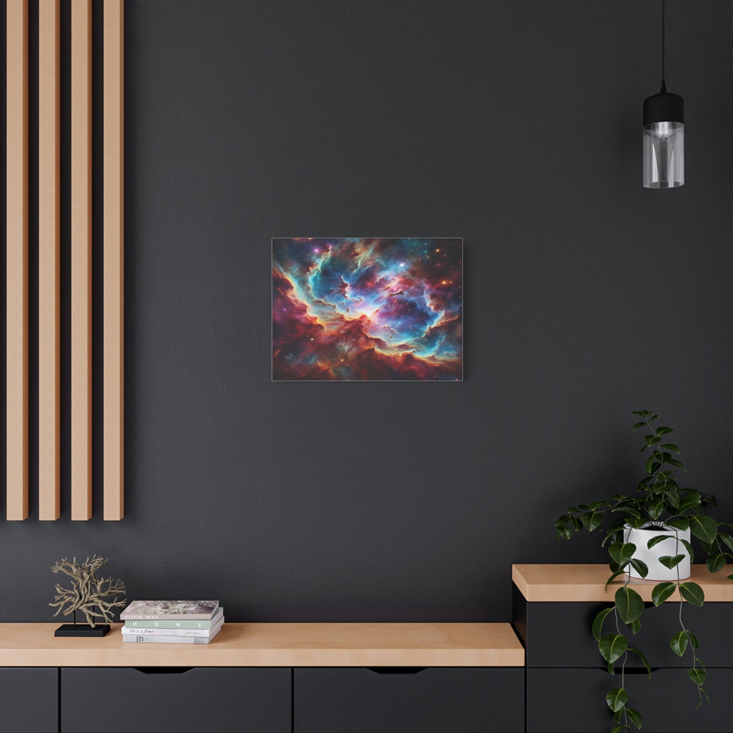 Cosmic Nebula Art Canvas