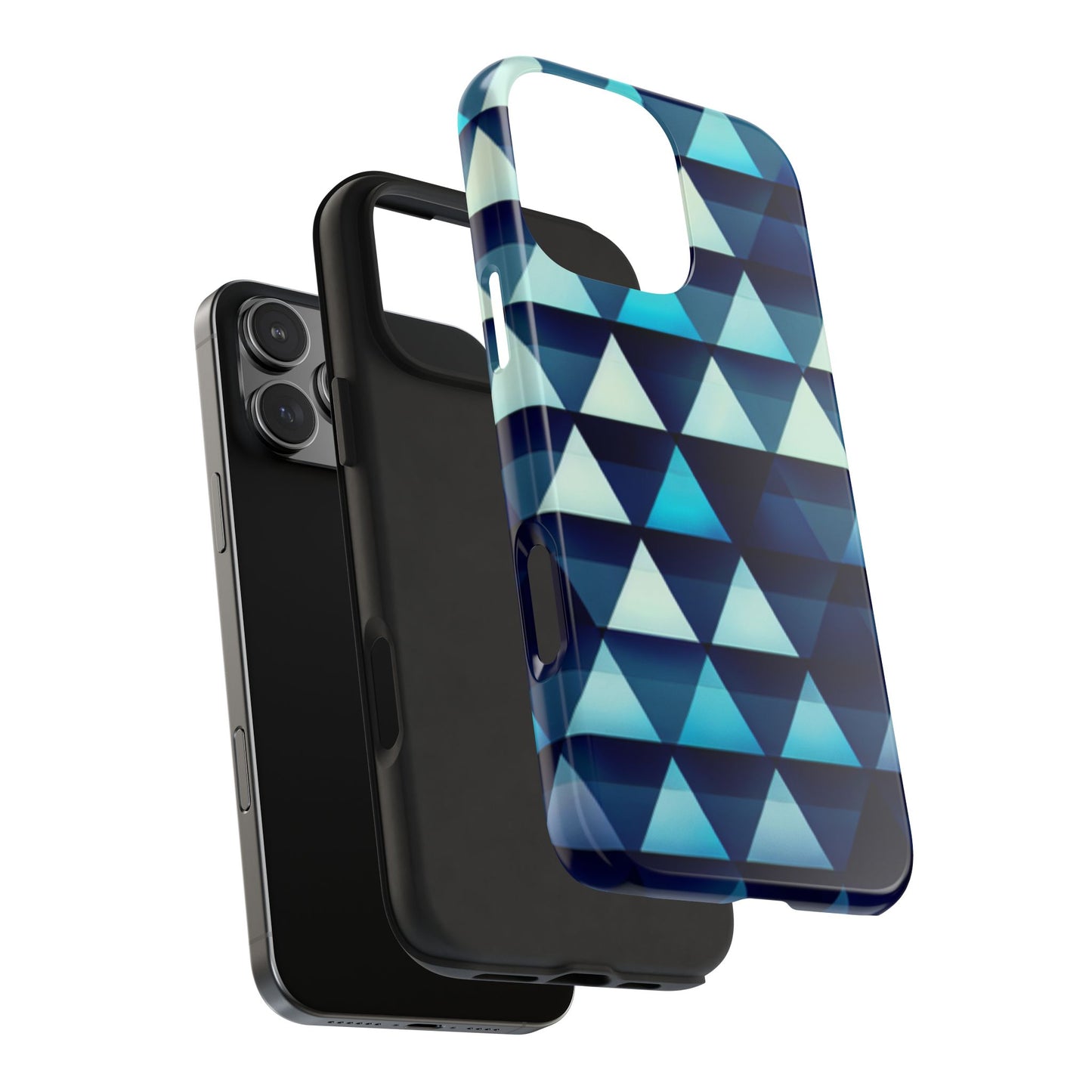 Blue Triangle Phone Case