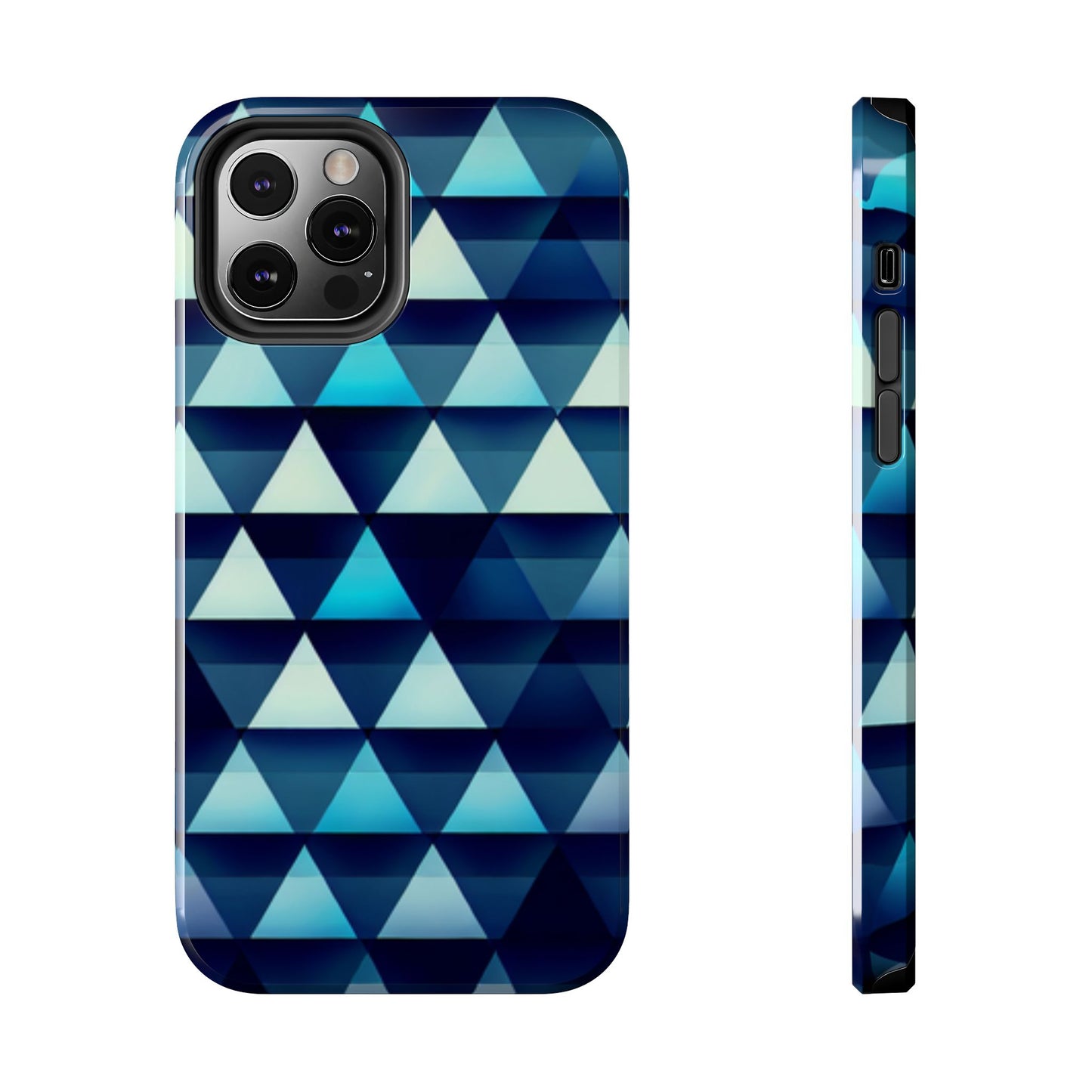 Blue Triangle Phone Case