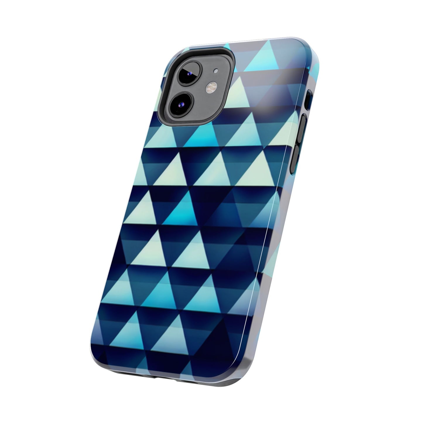 Blue Triangle Phone Case