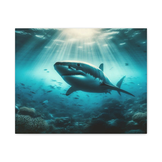 Great White Shark Canvas