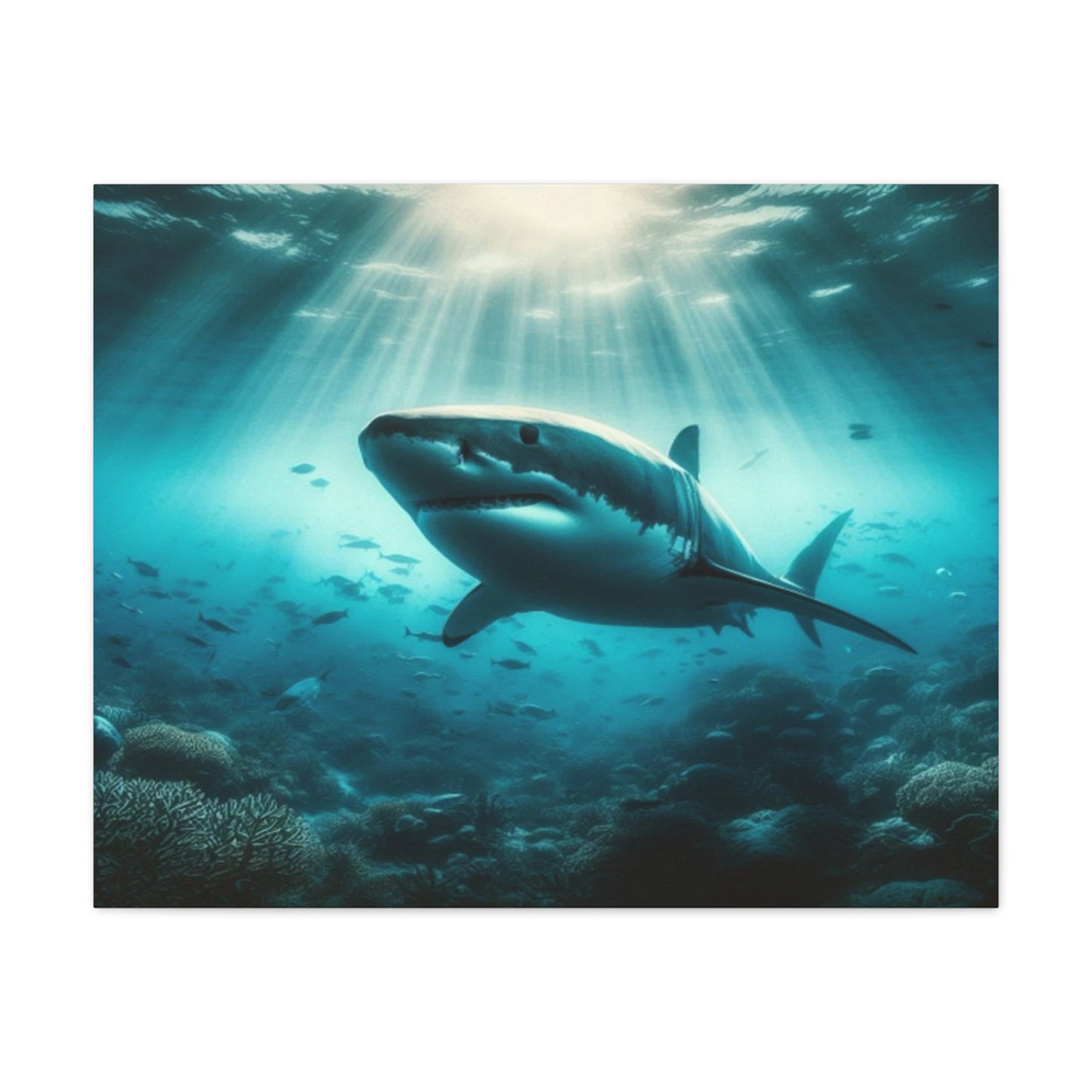 Great White Shark Canvas