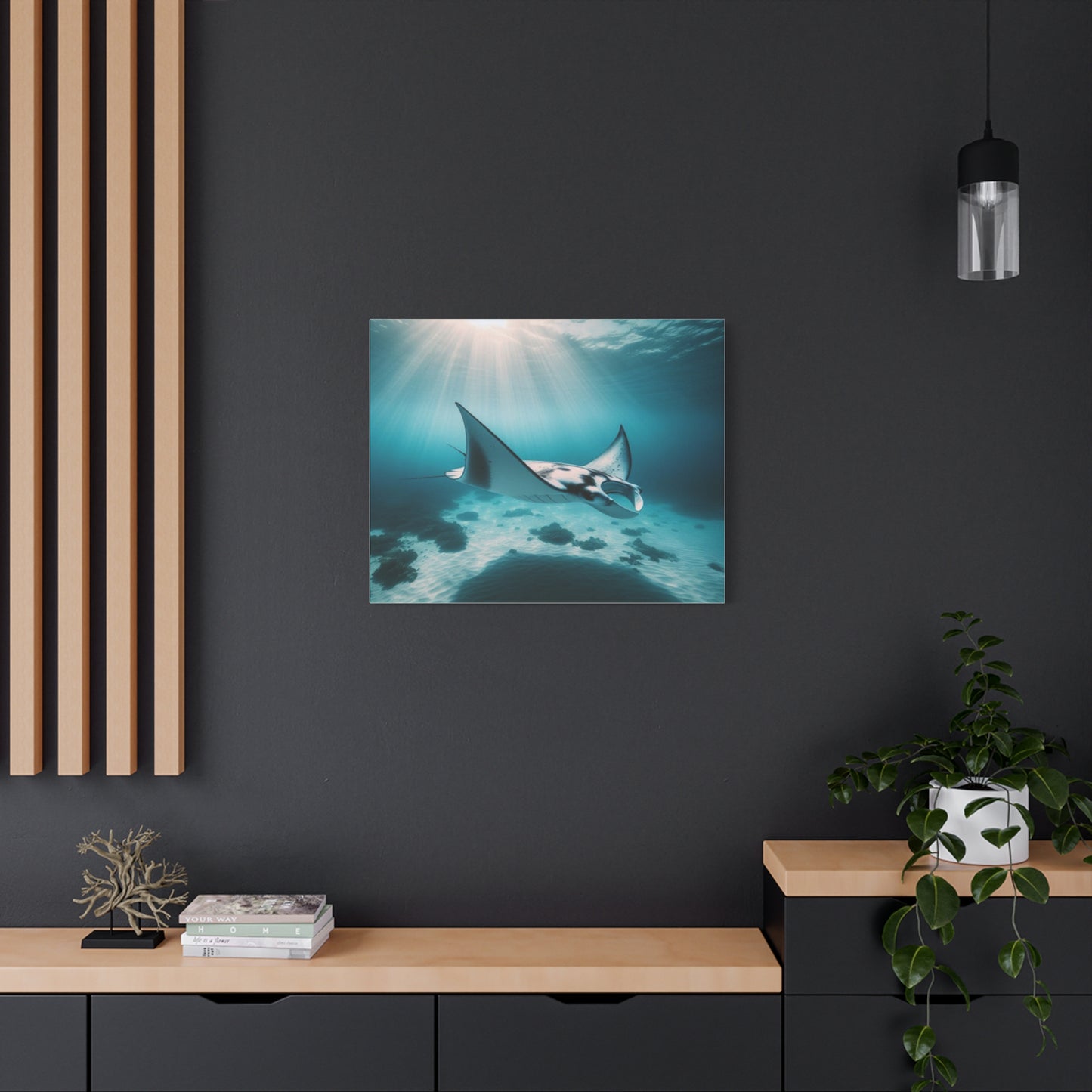 Manta Ray Canvas