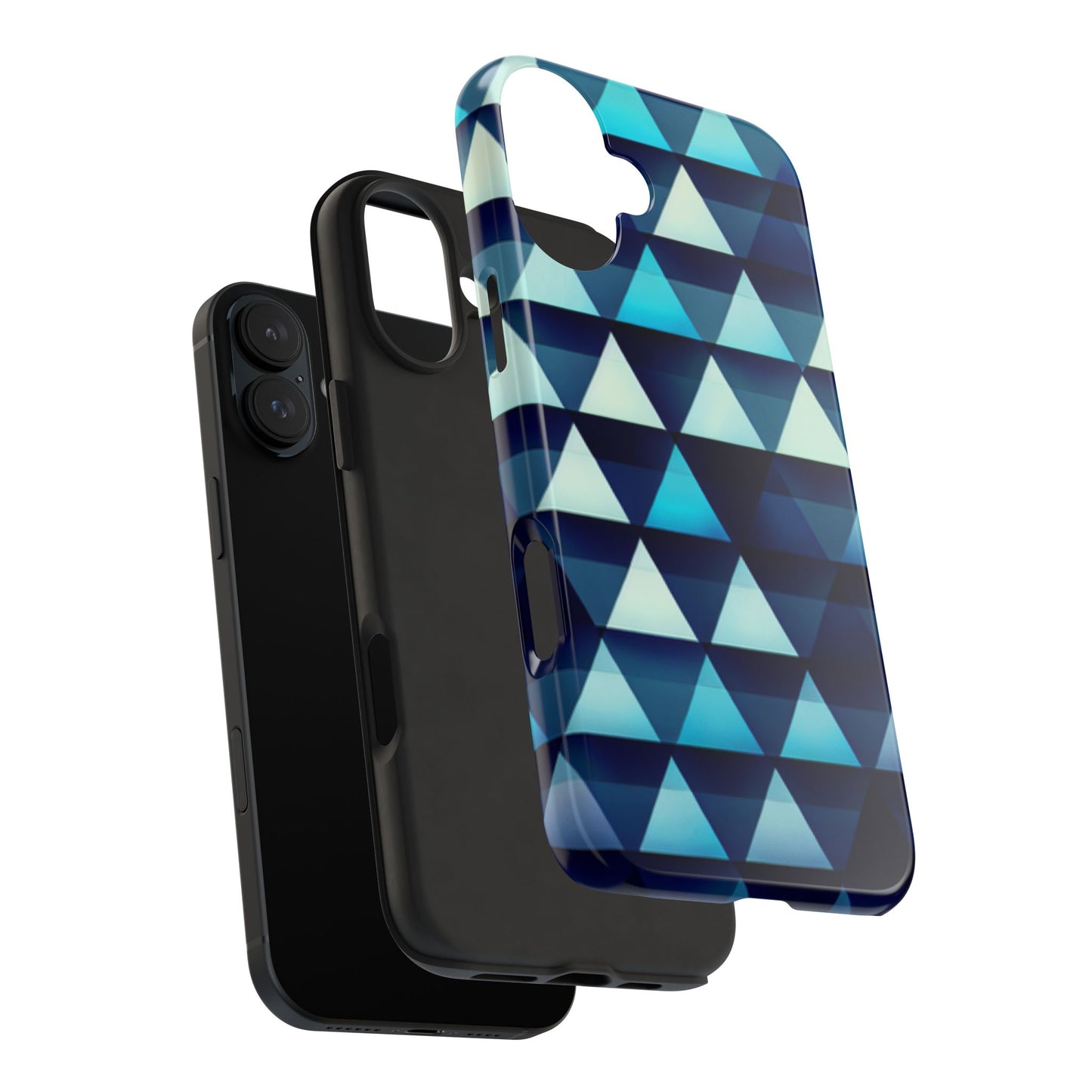 Blue Triangle Phone Case