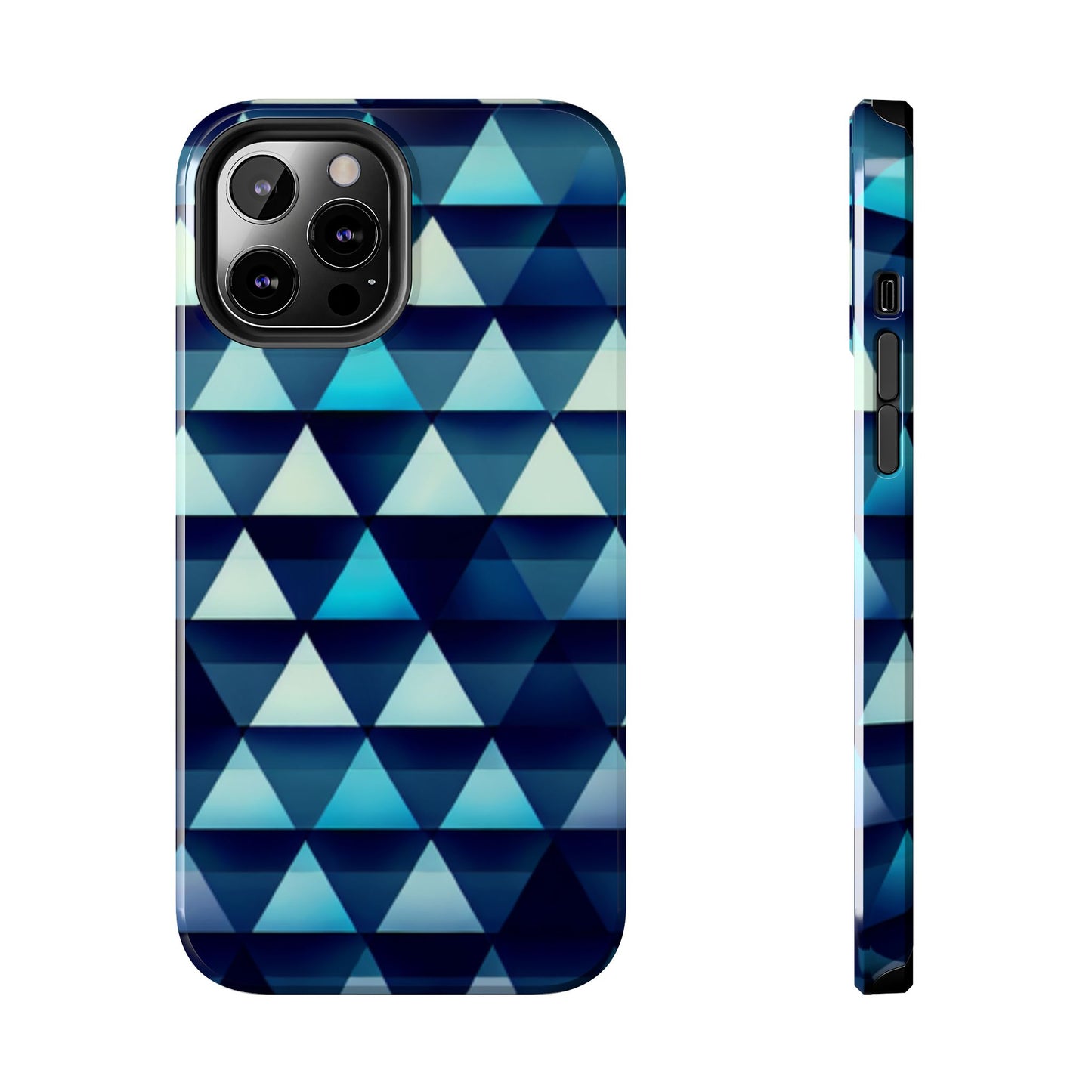 Blue Triangle Phone Case