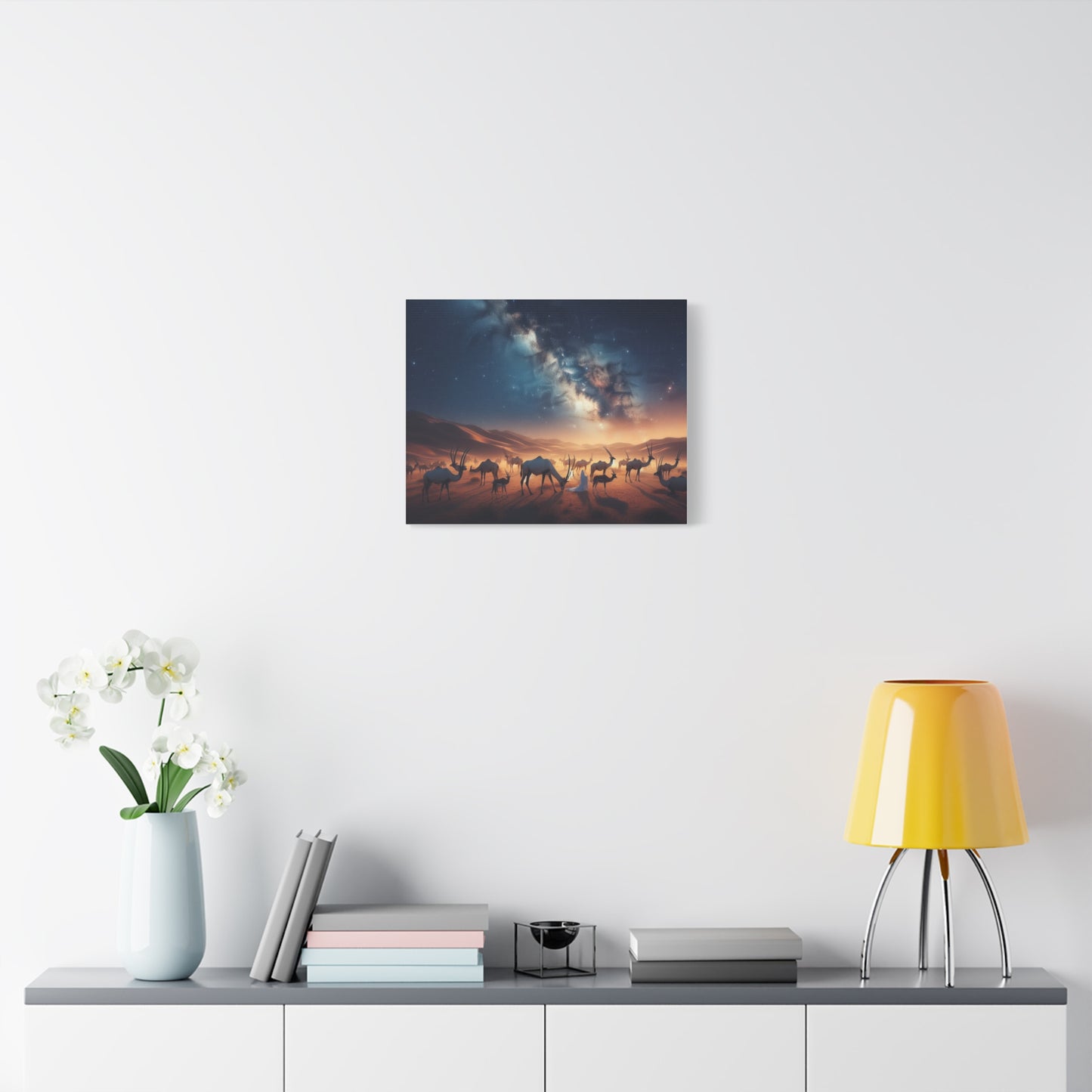 Oryx and Camel Canvas Art