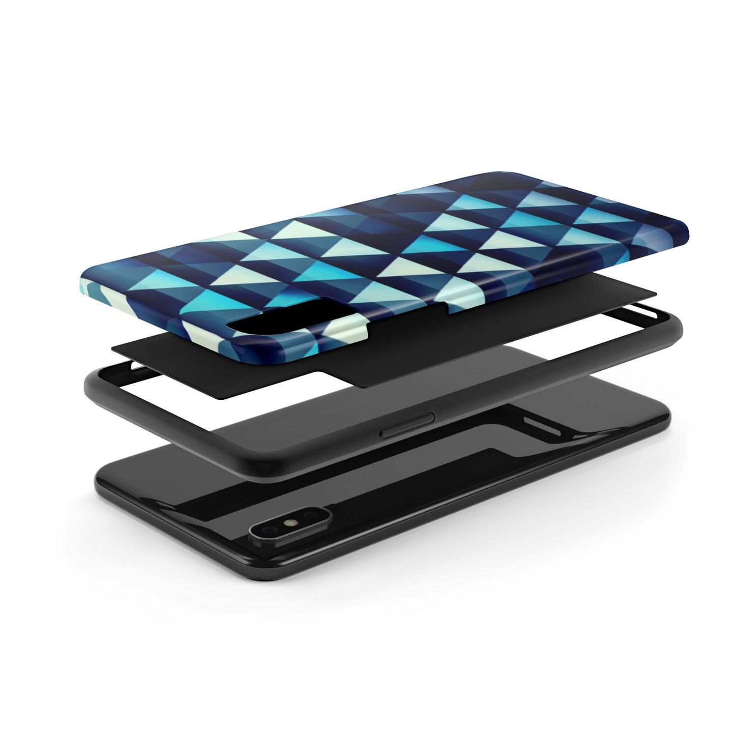 Blue Triangle Phone Case