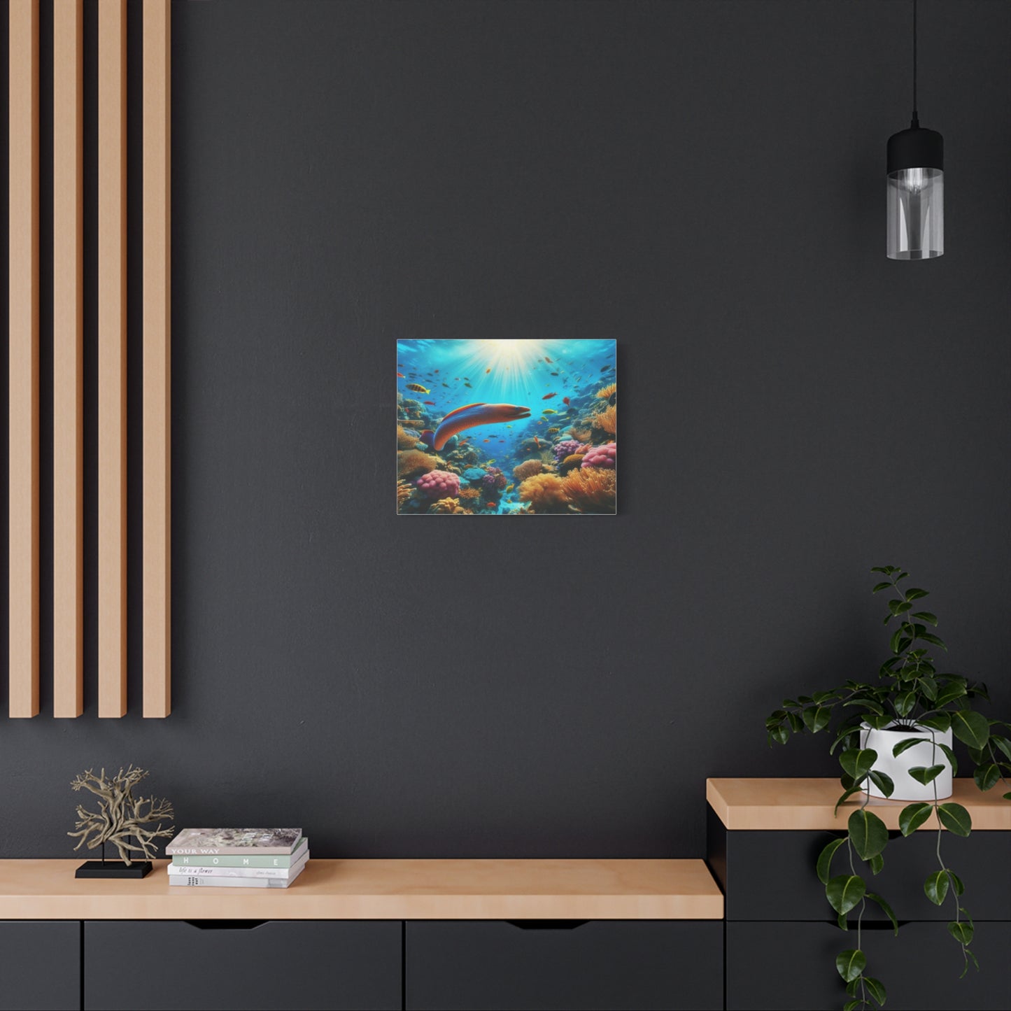 Vibrant eel Canvas