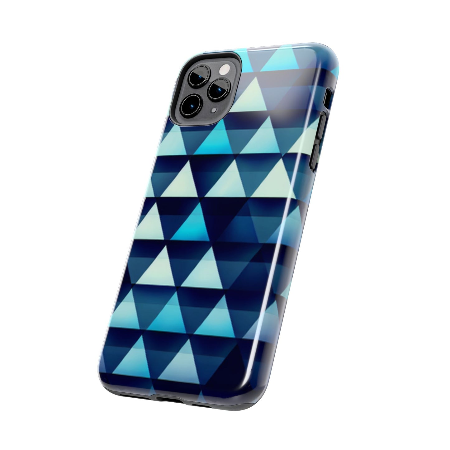 Blue Triangle Phone Case