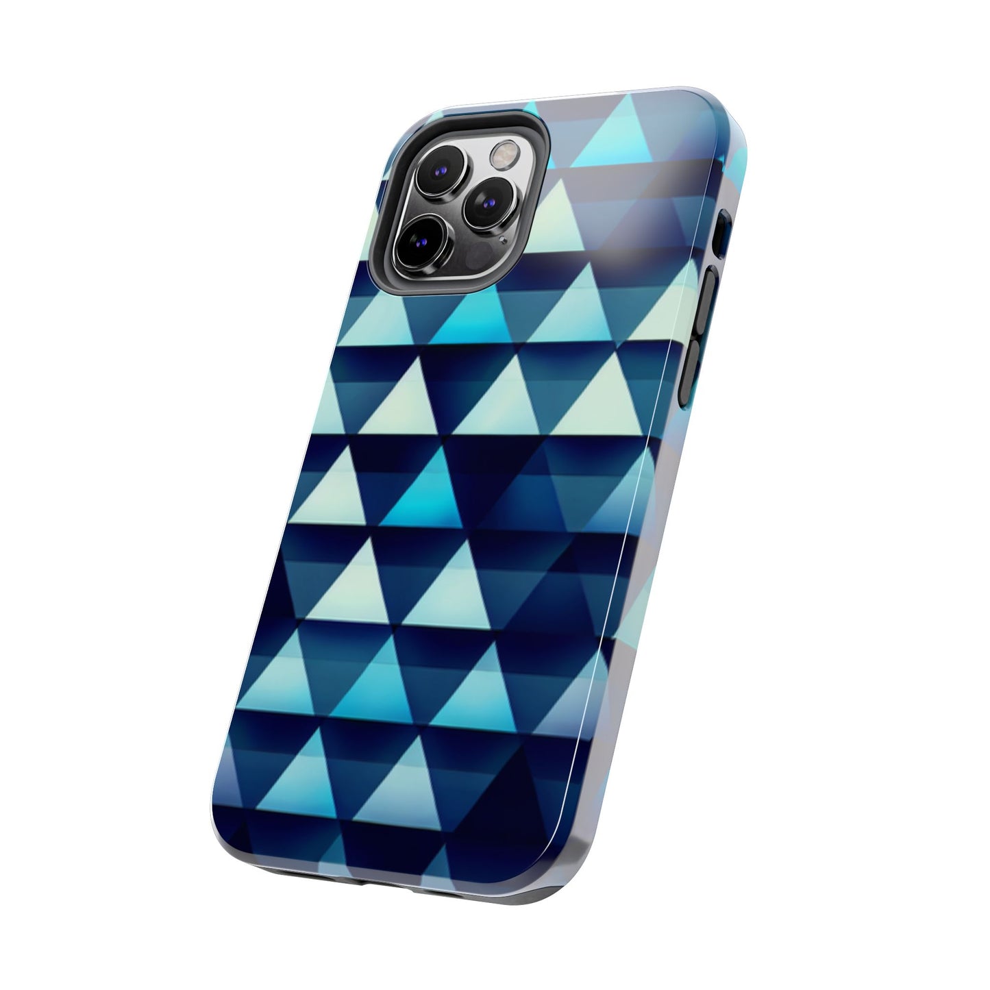 Blue Triangle Phone Case