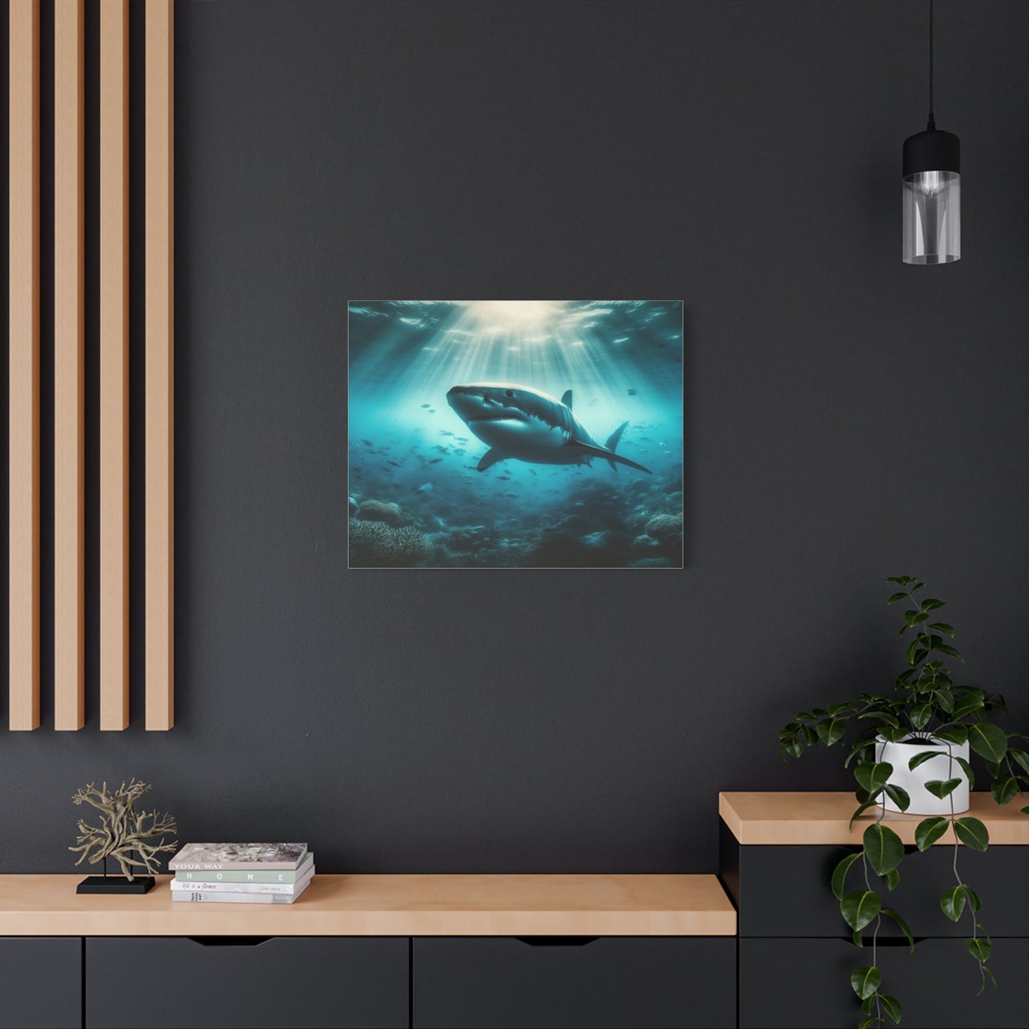 Great White Shark Canvas