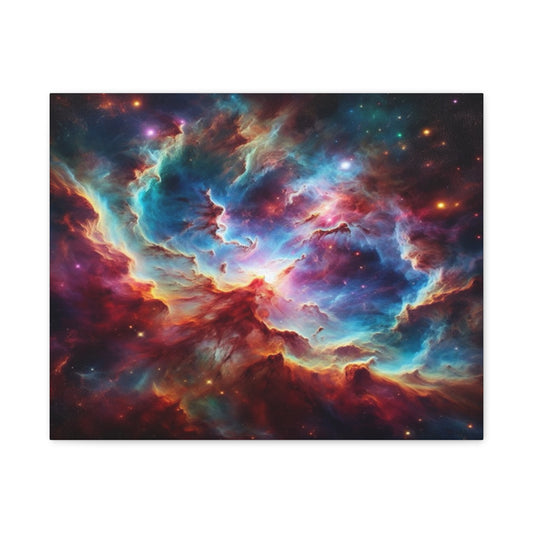 Cosmic Nebula Art Canvas