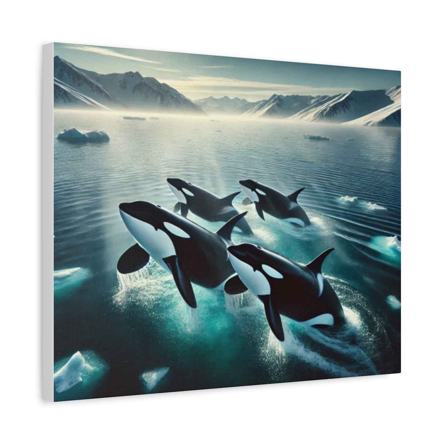 Orca Family Canvas