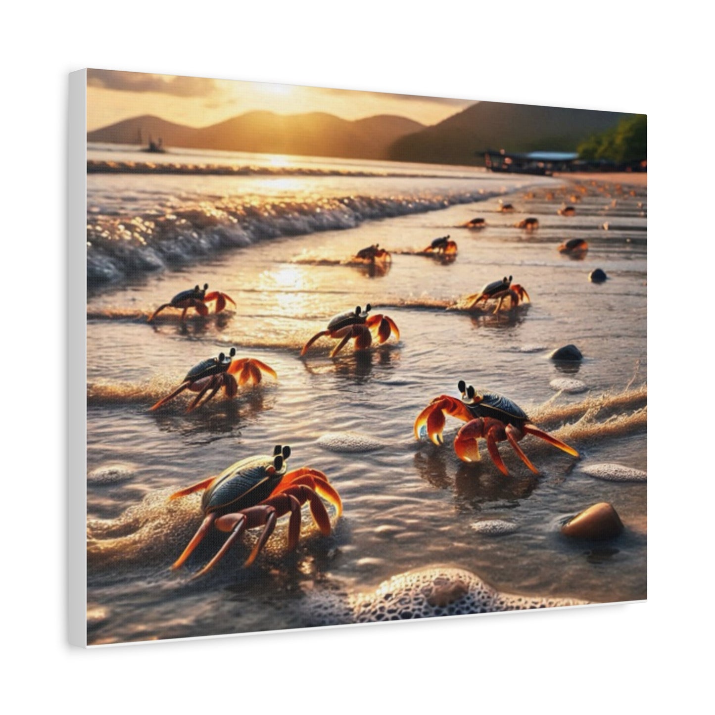 Beach Crab Canvas Art