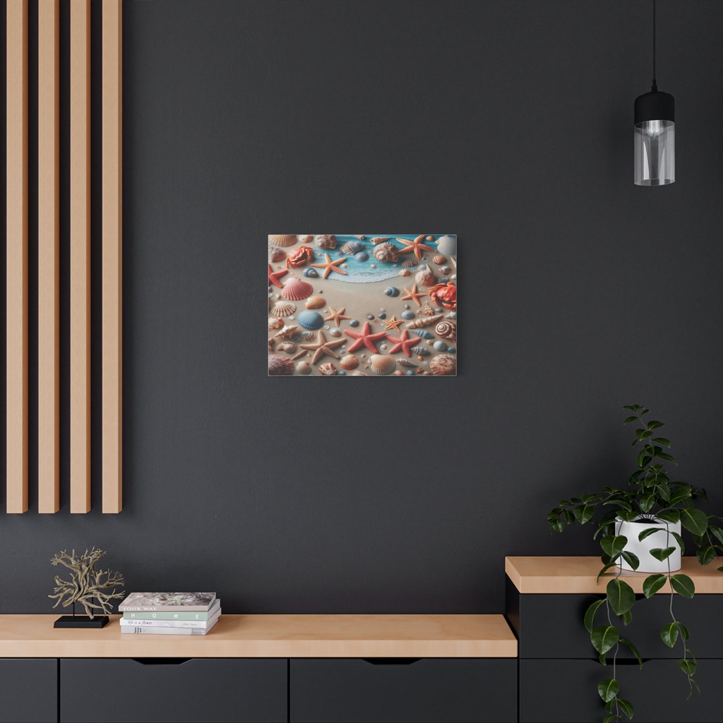 Beach Starfish And Shells Canvas