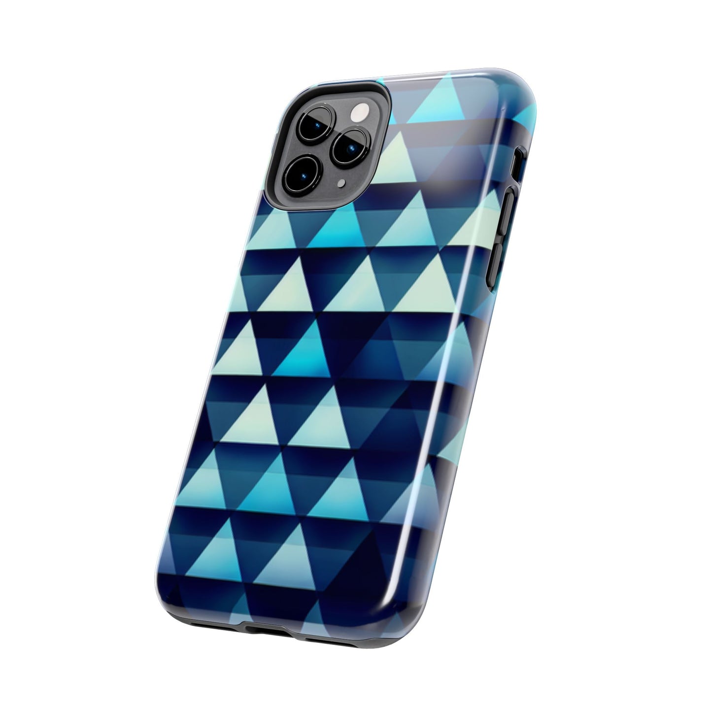 Blue Triangle Phone Case