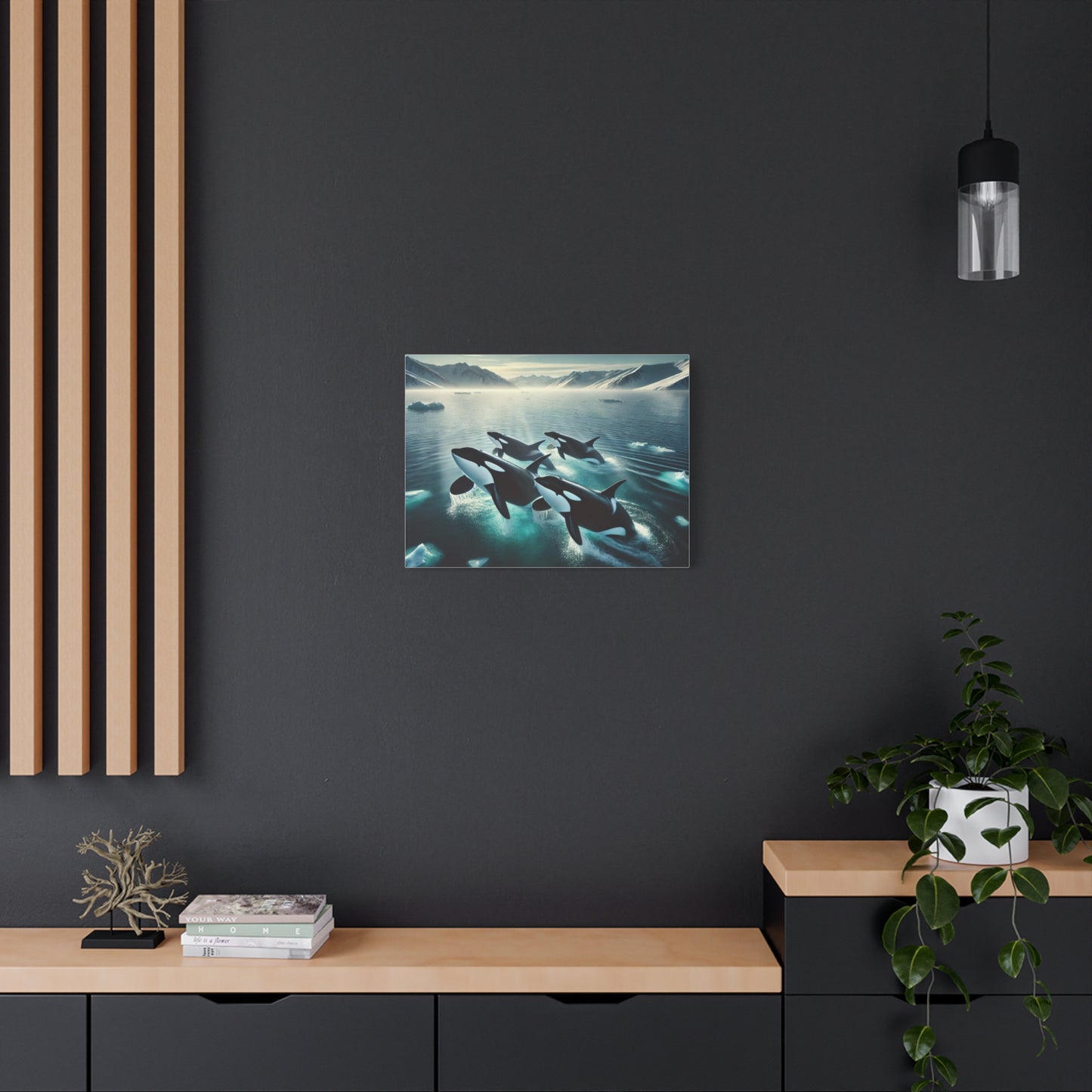 Orca Family Canvas