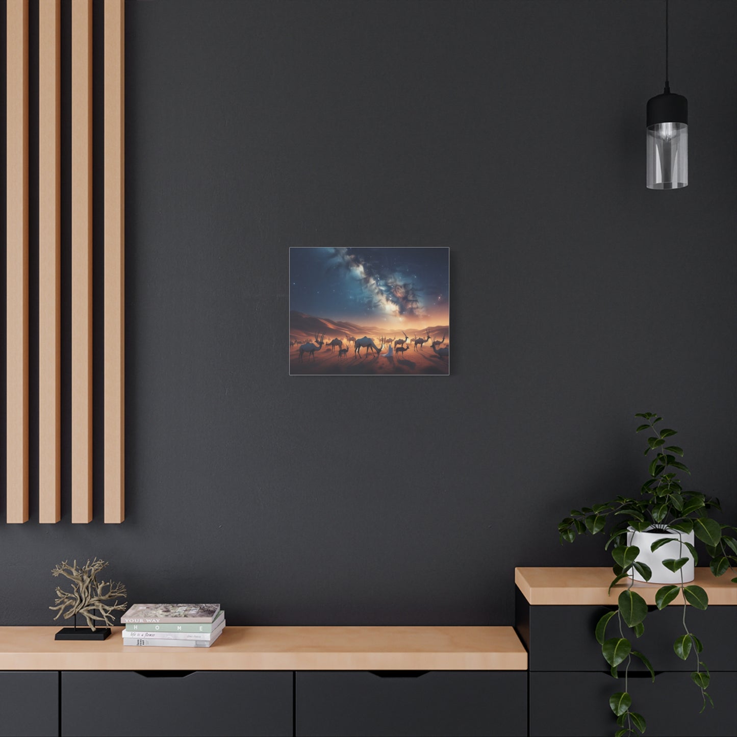 Oryx and Camel Canvas Art