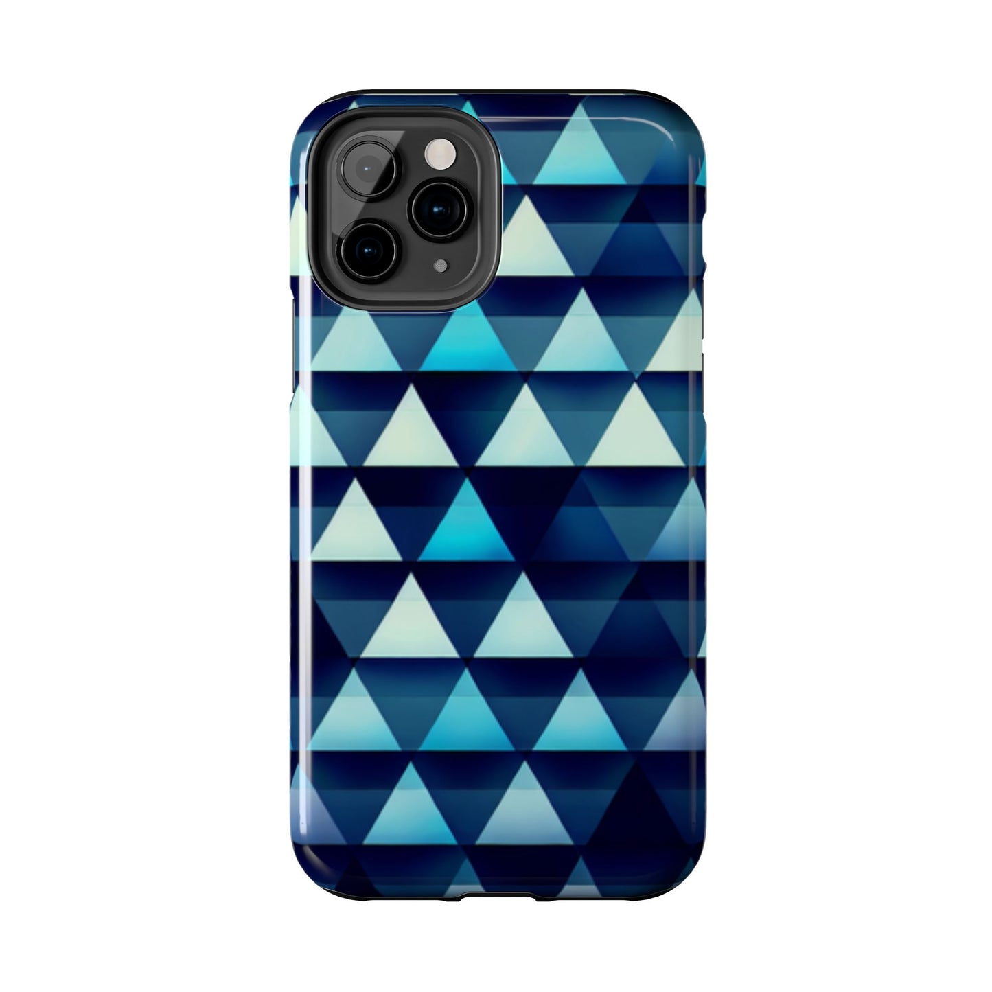 Blue Triangle Phone Case