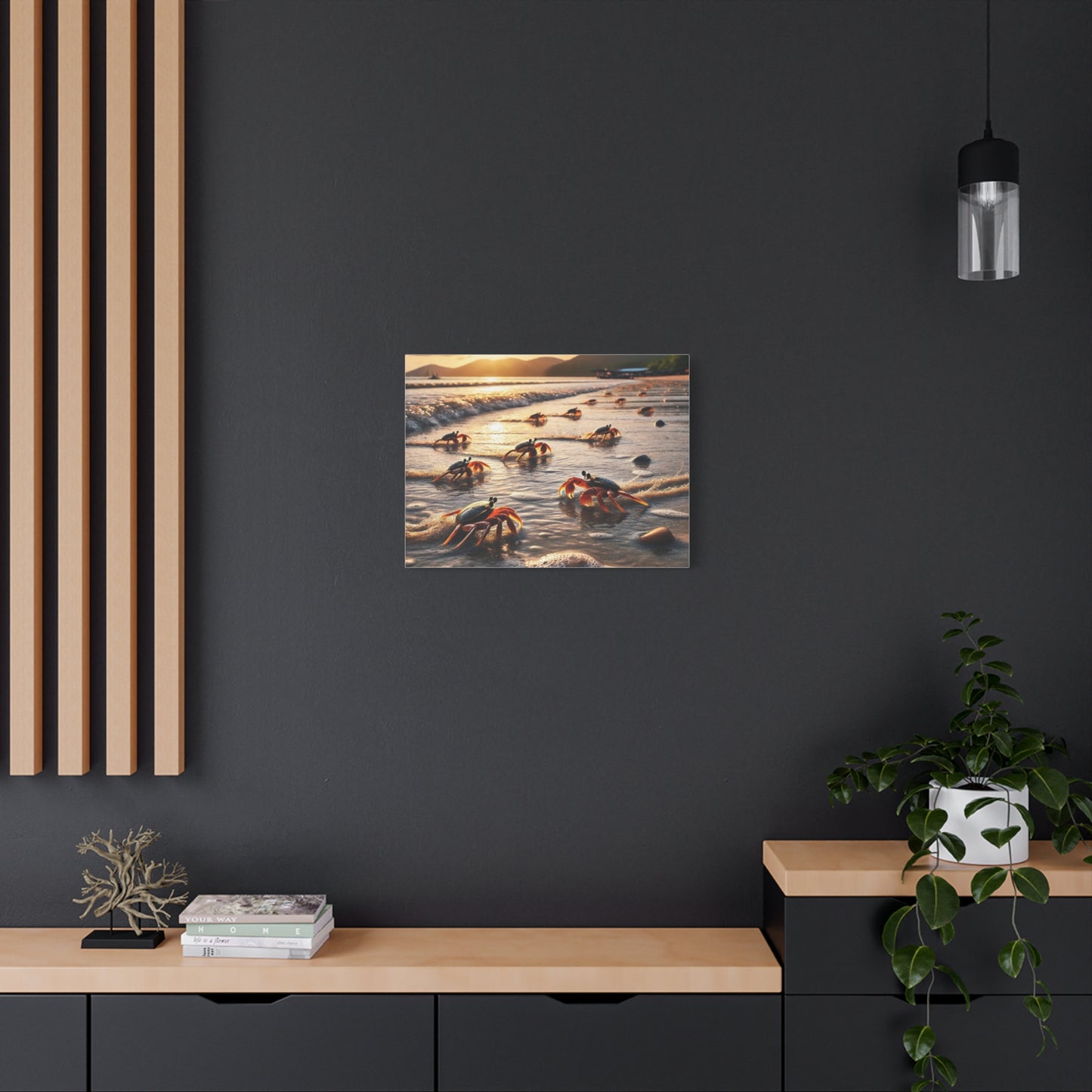 Beach Crab Canvas Art