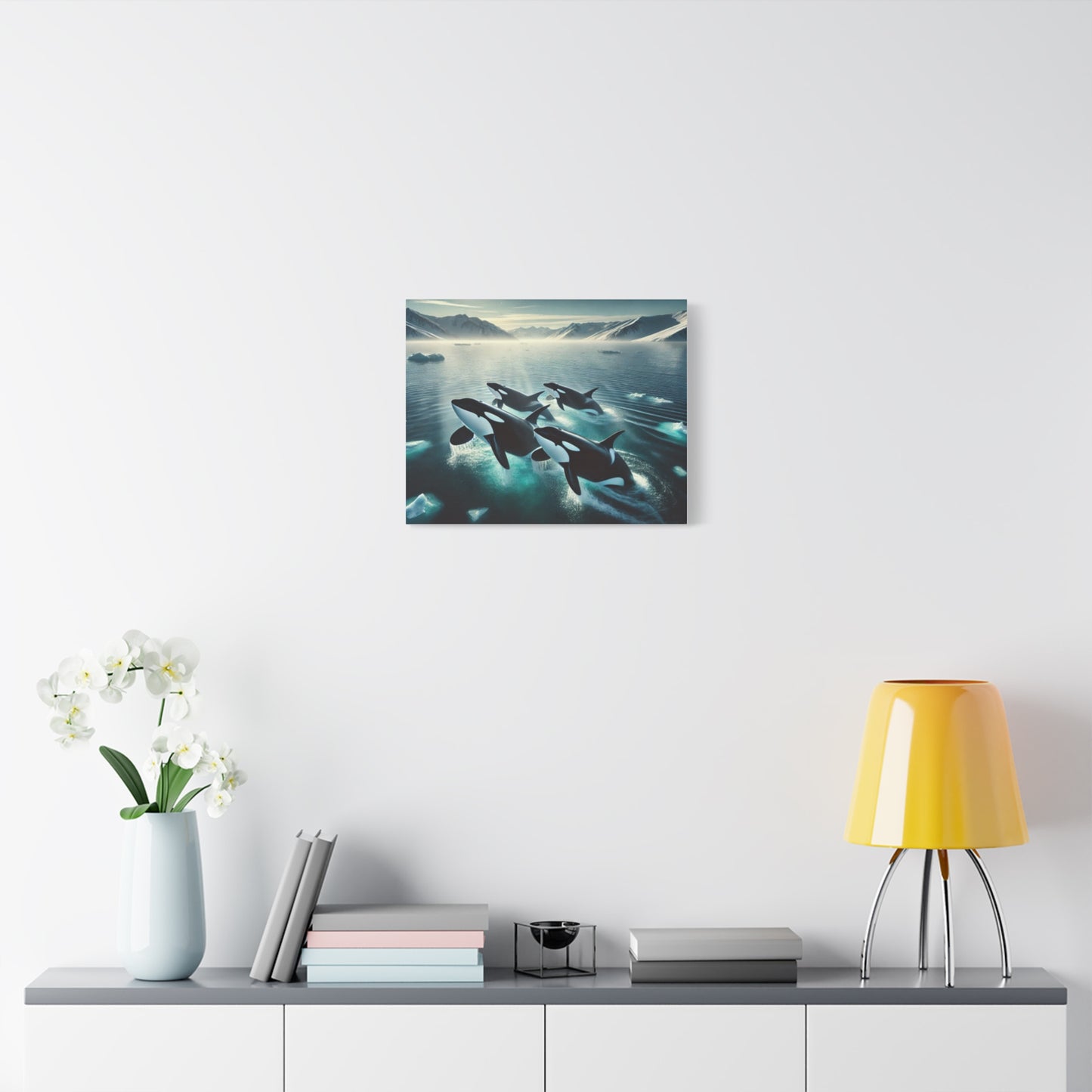 Orca Family Canvas