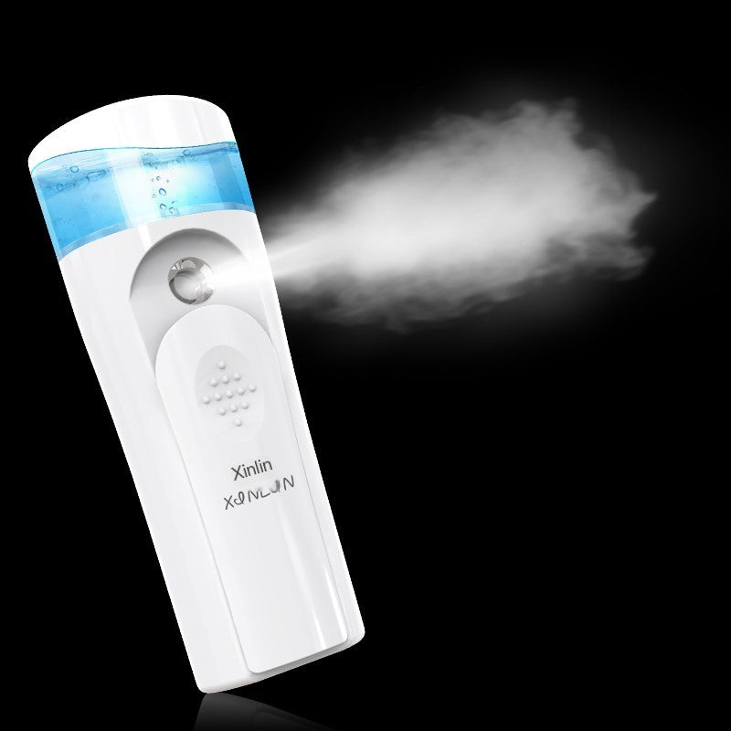 Portable Nano Facial Steamer and Moisturizer Device