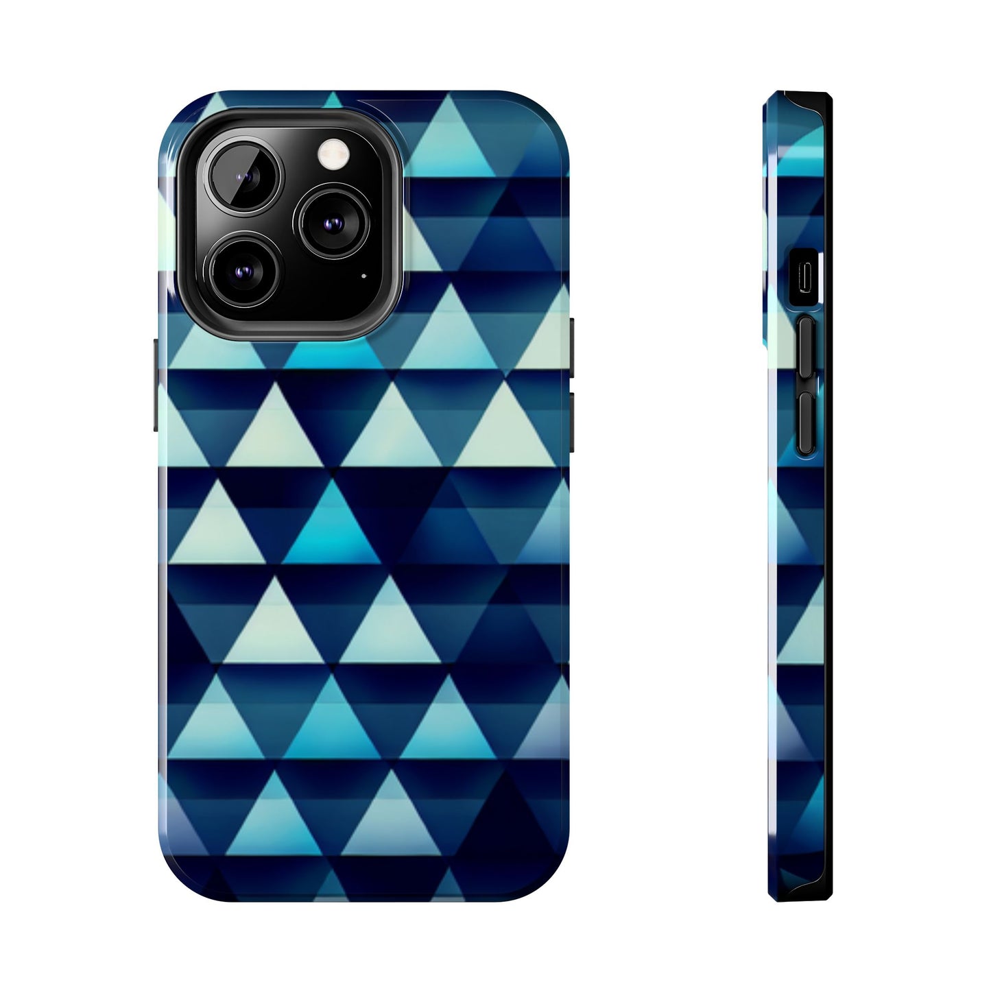 Blue Triangle Phone Case