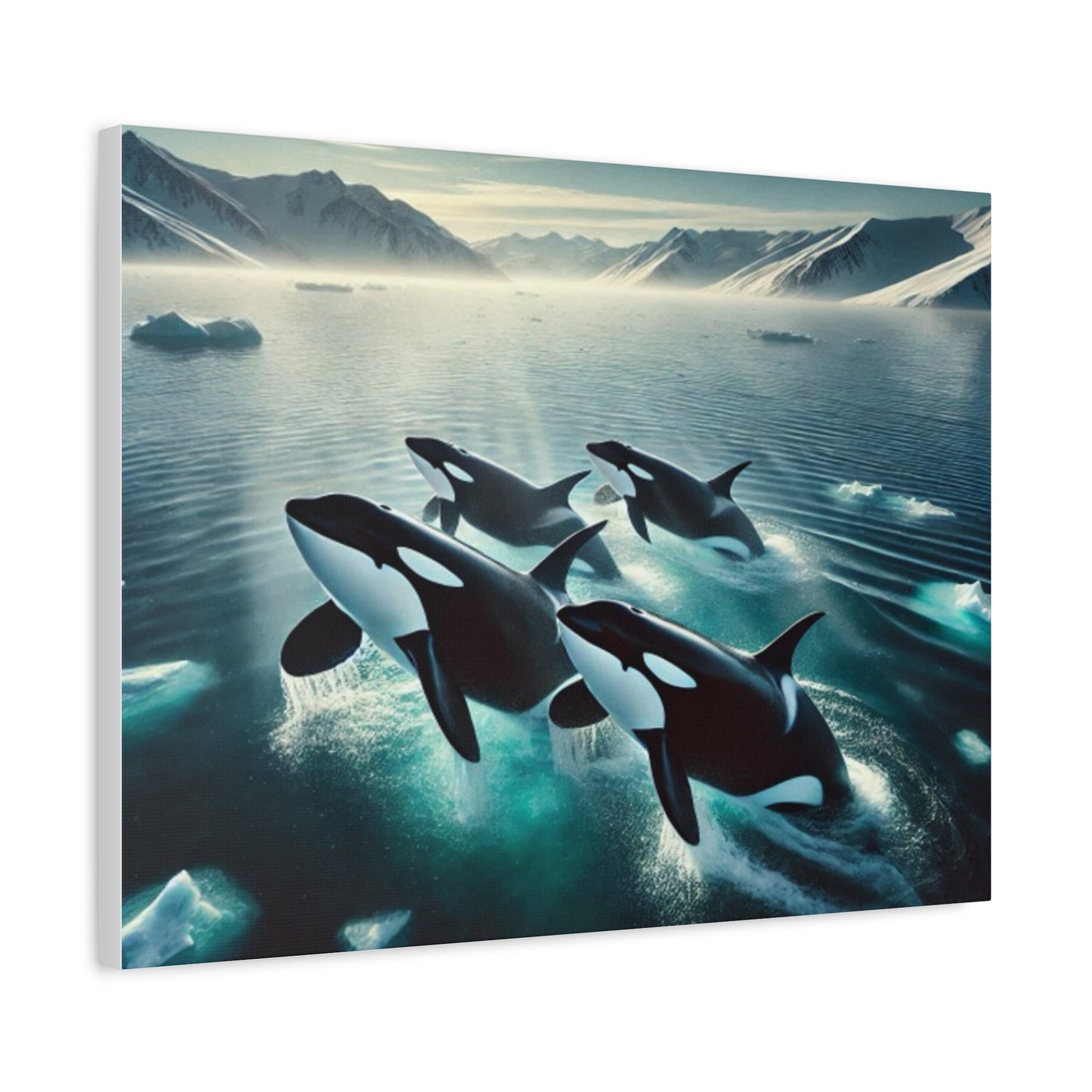 Orca Family Canvas