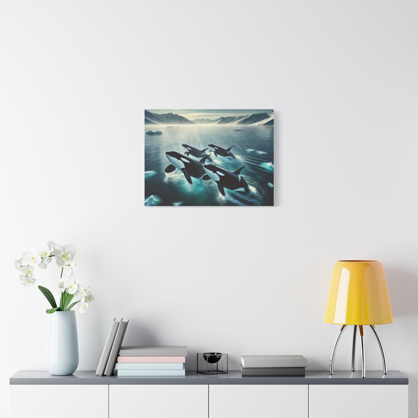 Orca Family Canvas