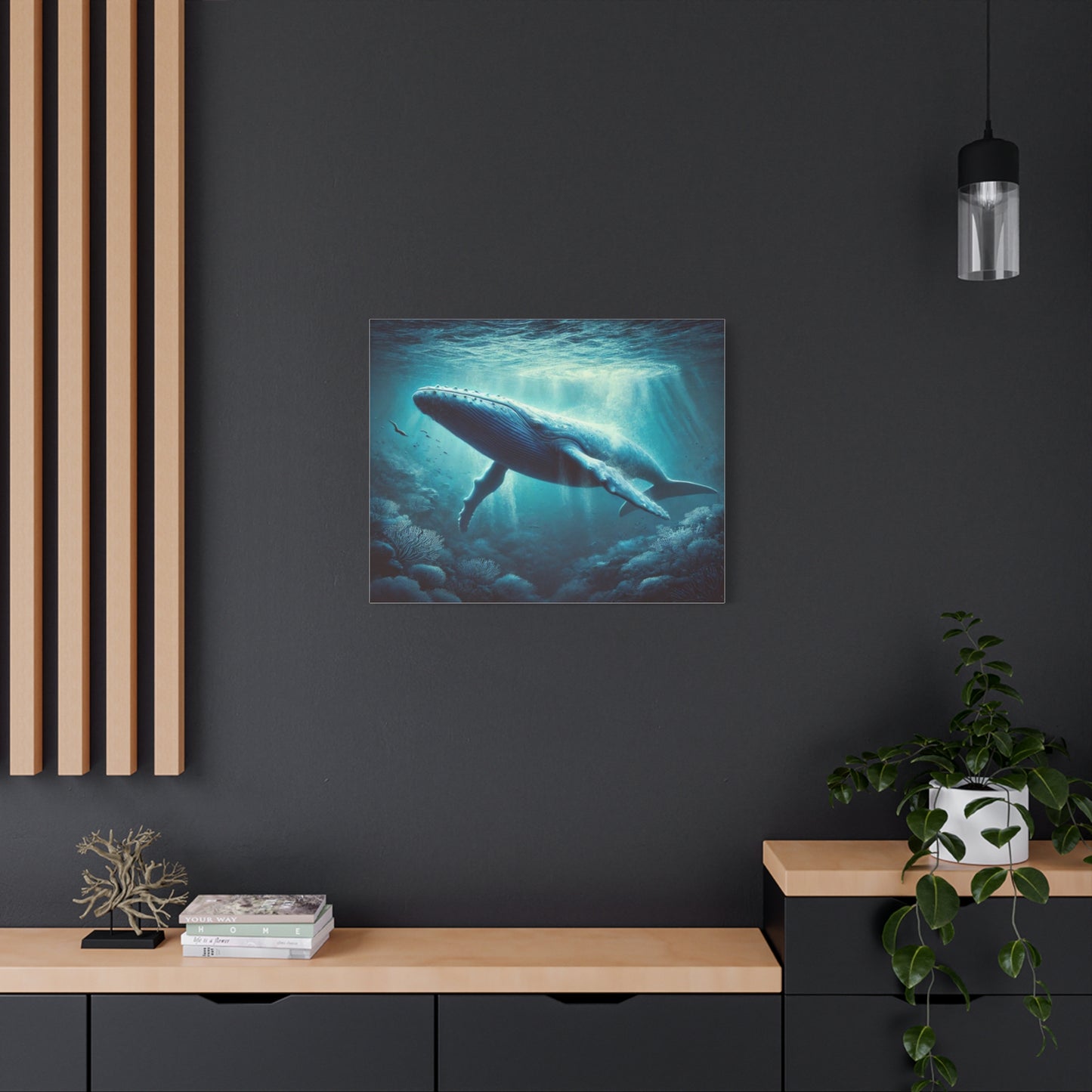 Blue Whale Canvas