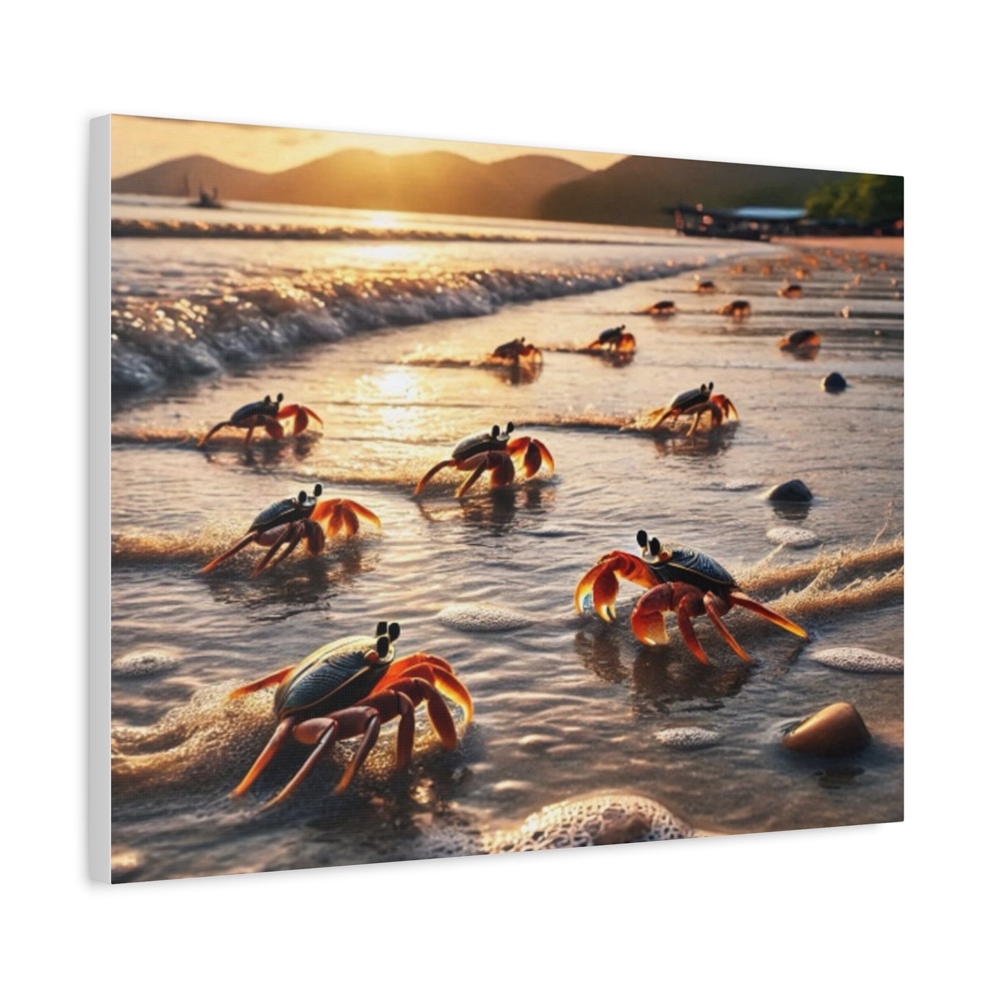 Beach Crab Canvas Art
