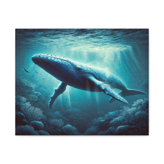 Blue Whale Canvas