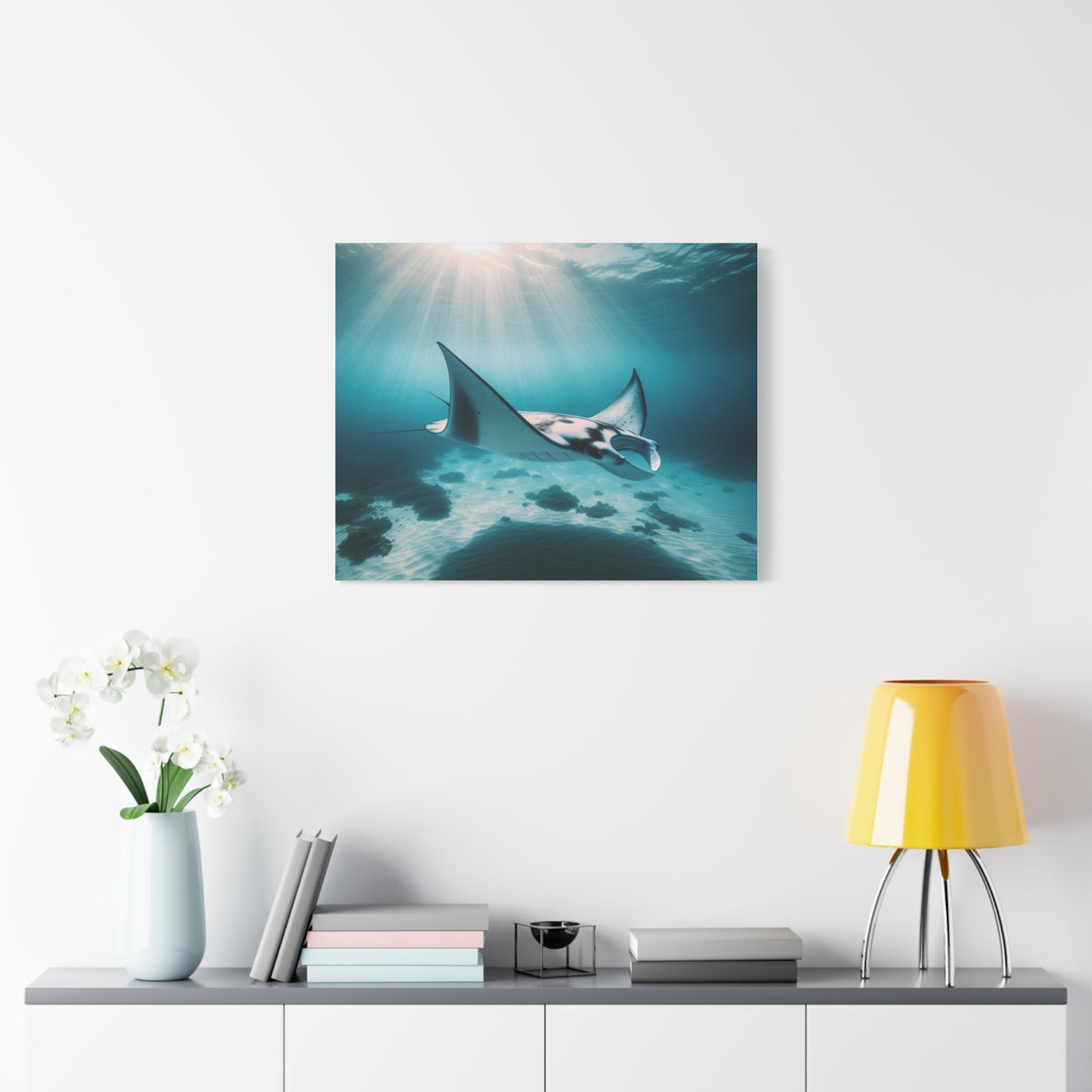 Manta Ray Canvas