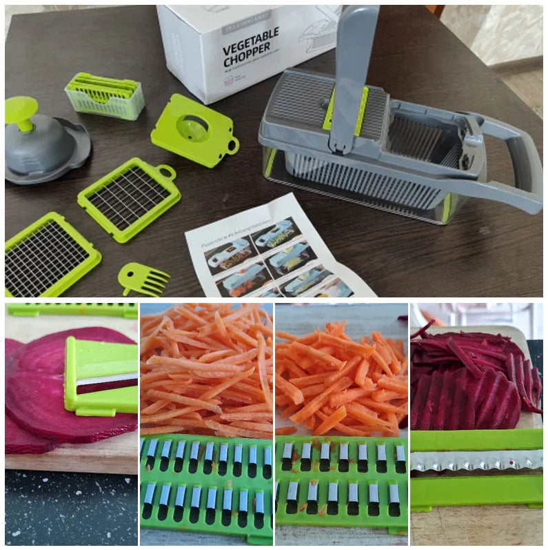 15-In-1 Vegetable and Fruit chopper Dicer