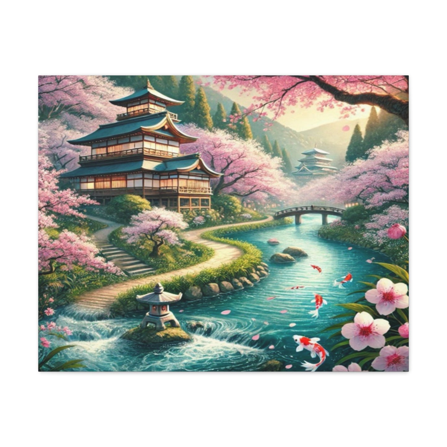 Enchanting Cherry Blossom Canvas