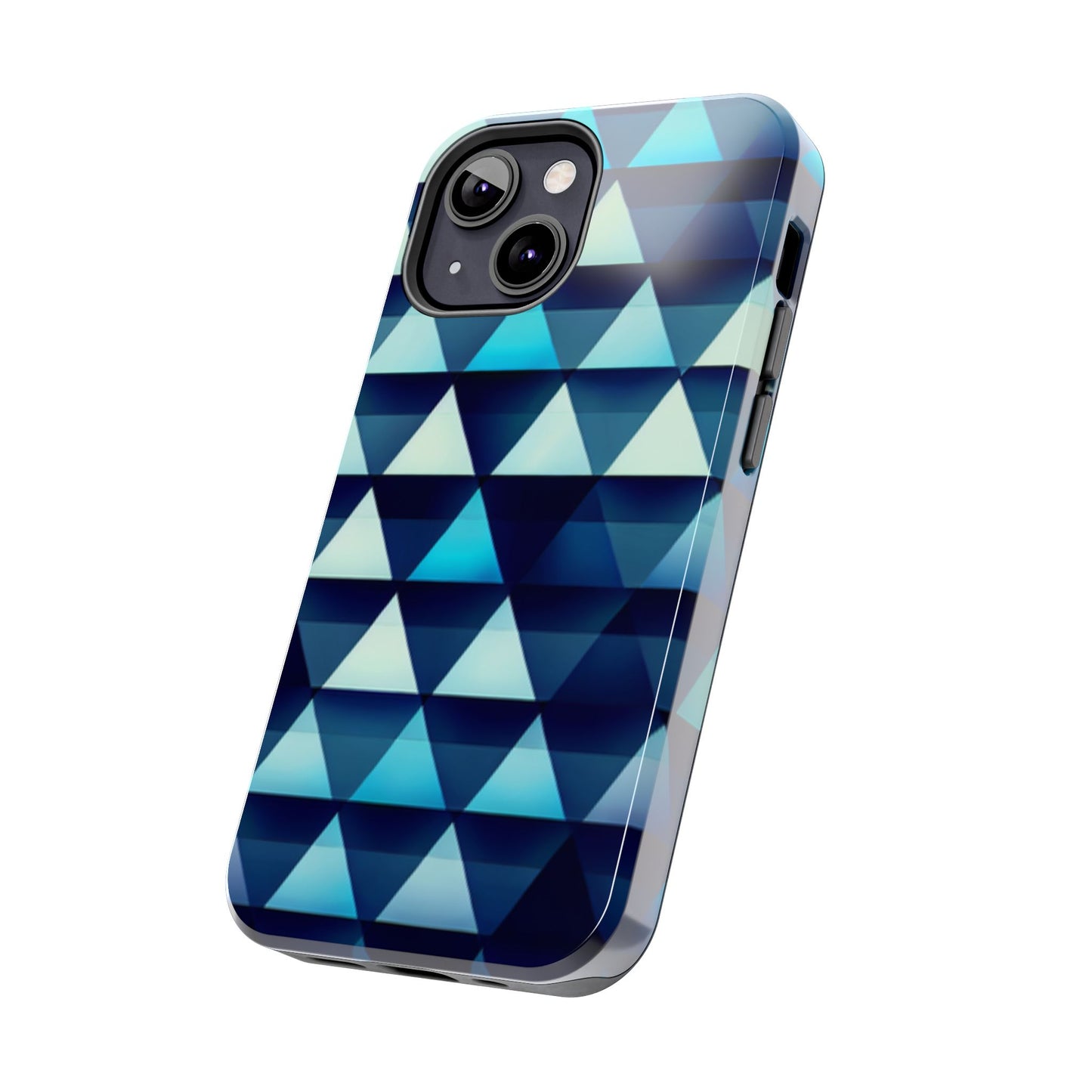 Blue Triangle Phone Case