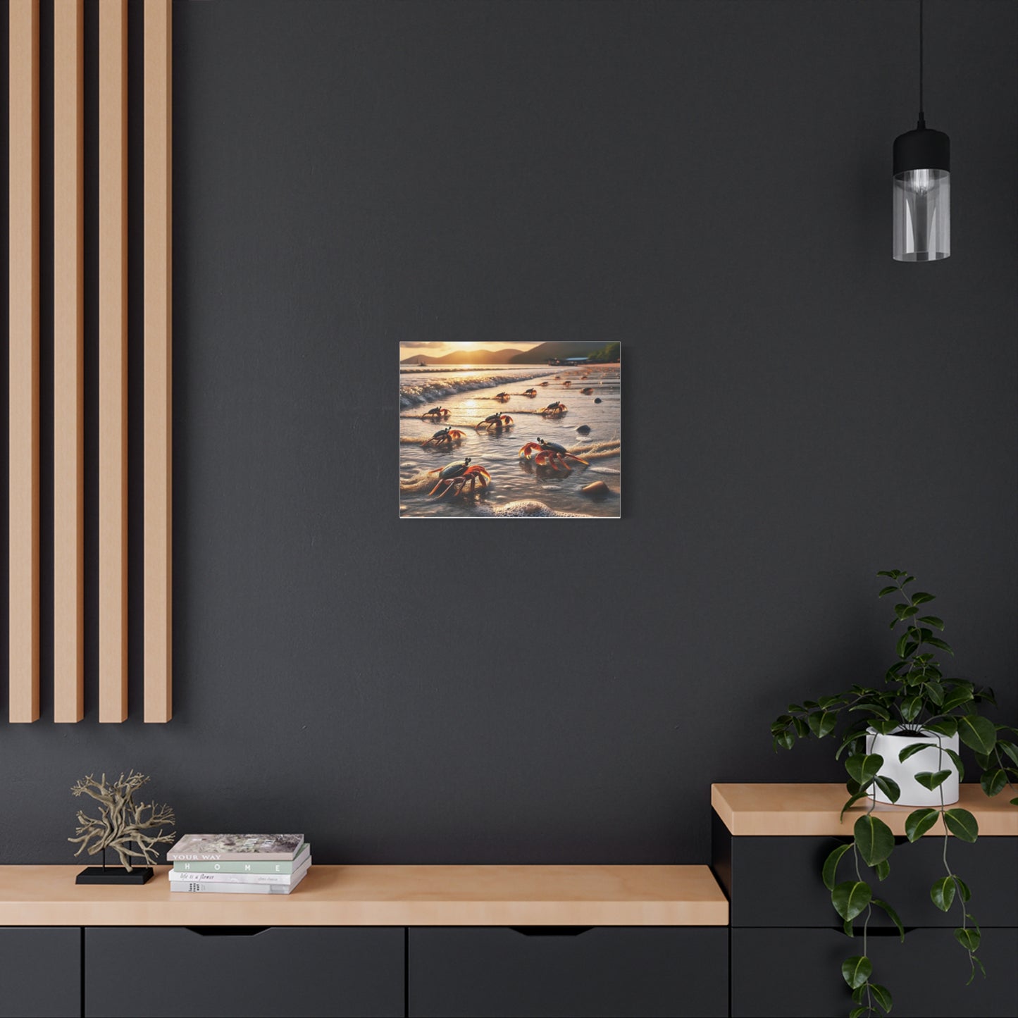 Beach Crab Canvas Art