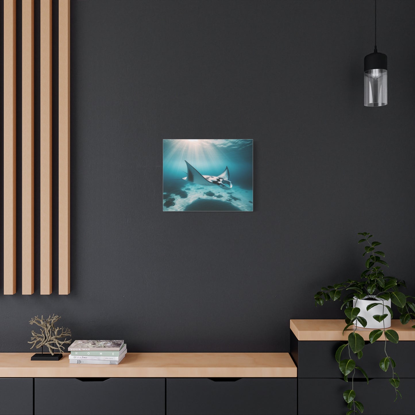 Manta Ray Canvas