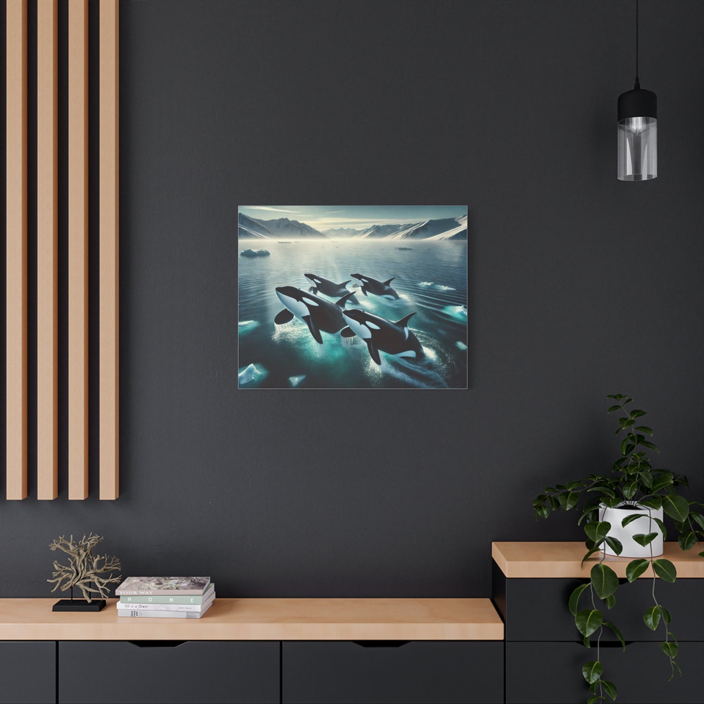 Orca Family Canvas
