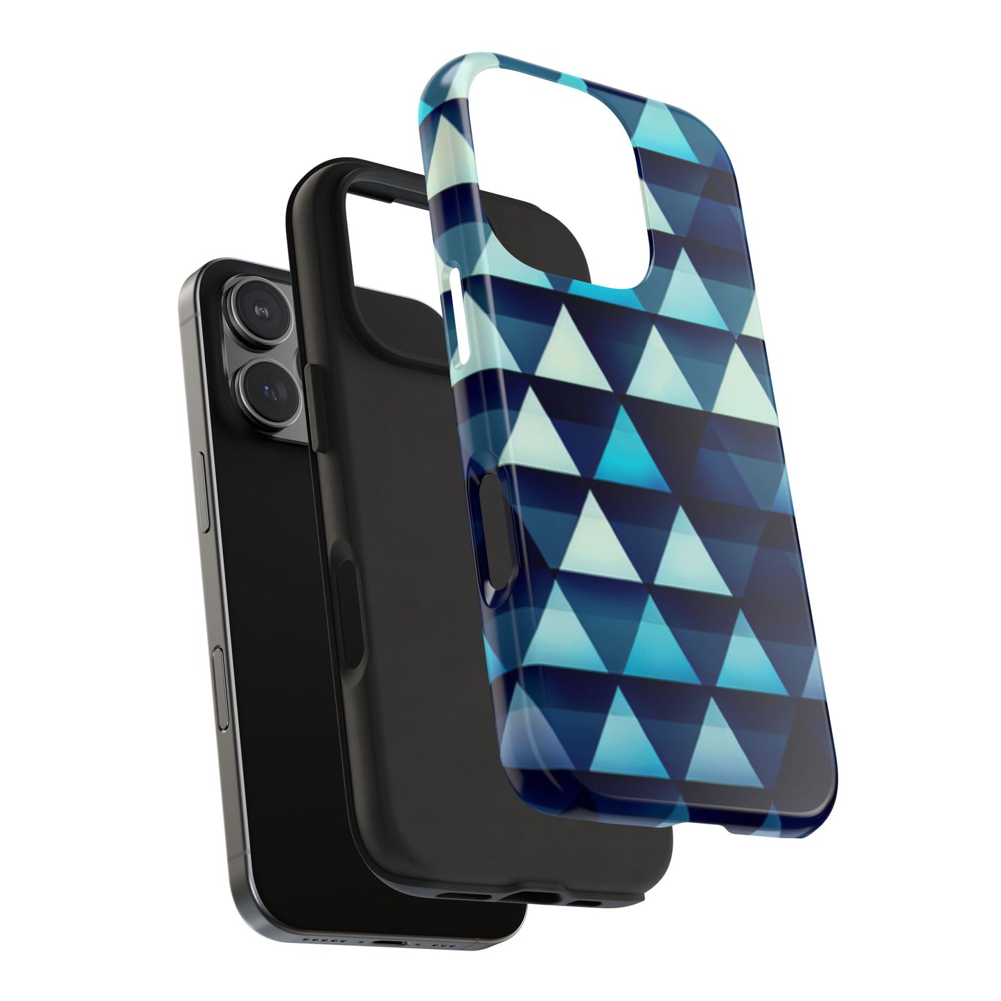 Blue Triangle Phone Case